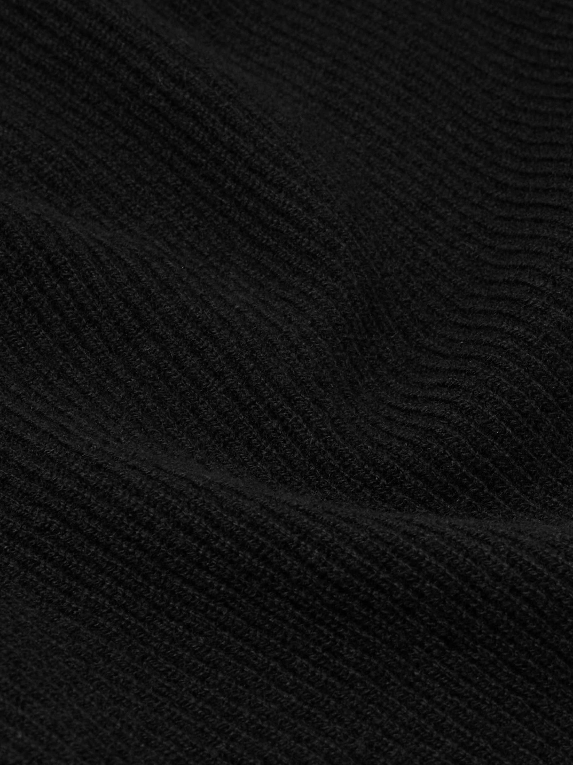 Daniel Ribbed Cashmere Mock-Neck Sweater view