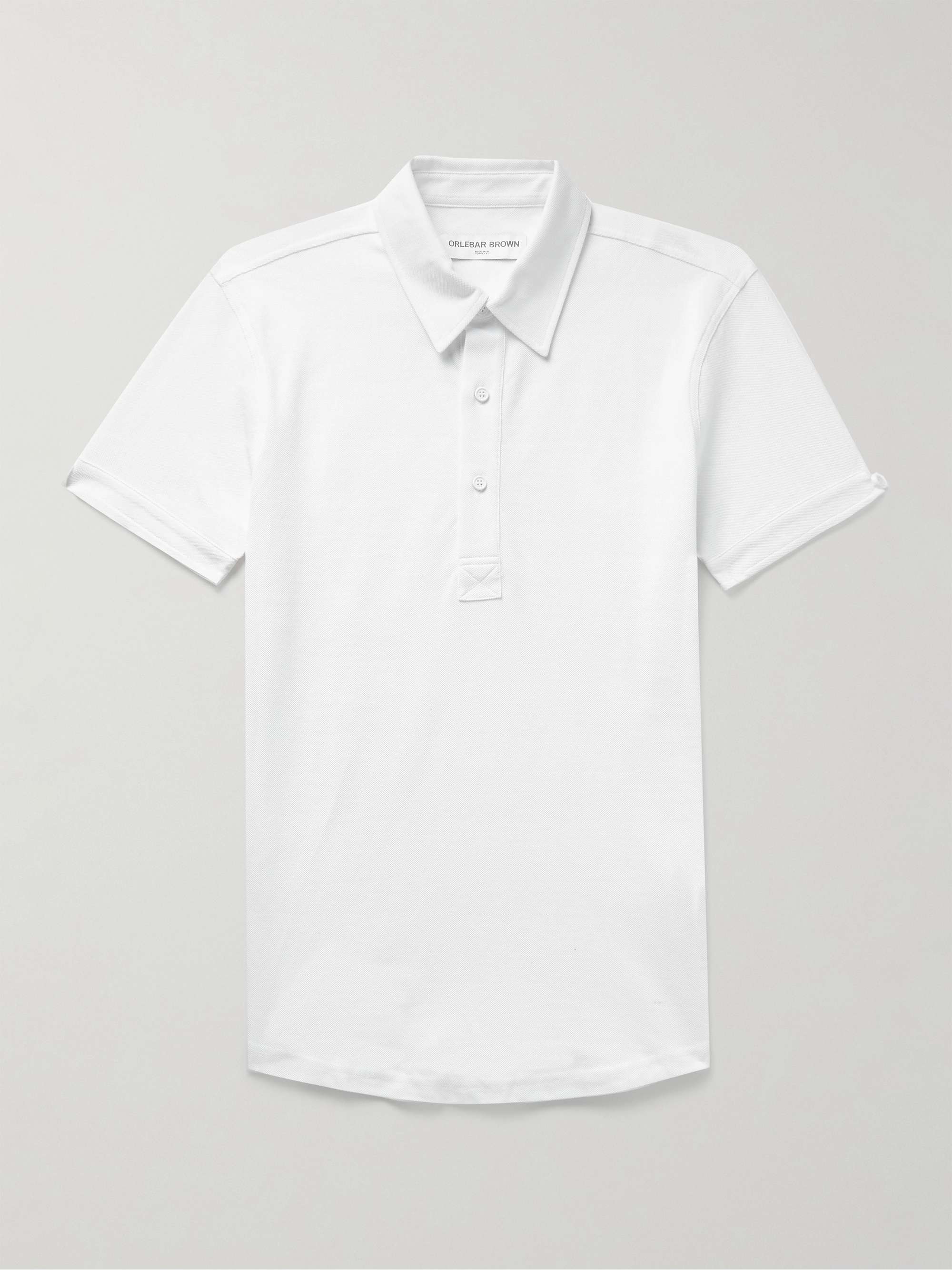 Sebastian Slim-Fit Cotton-Piqué Polo Shirt view