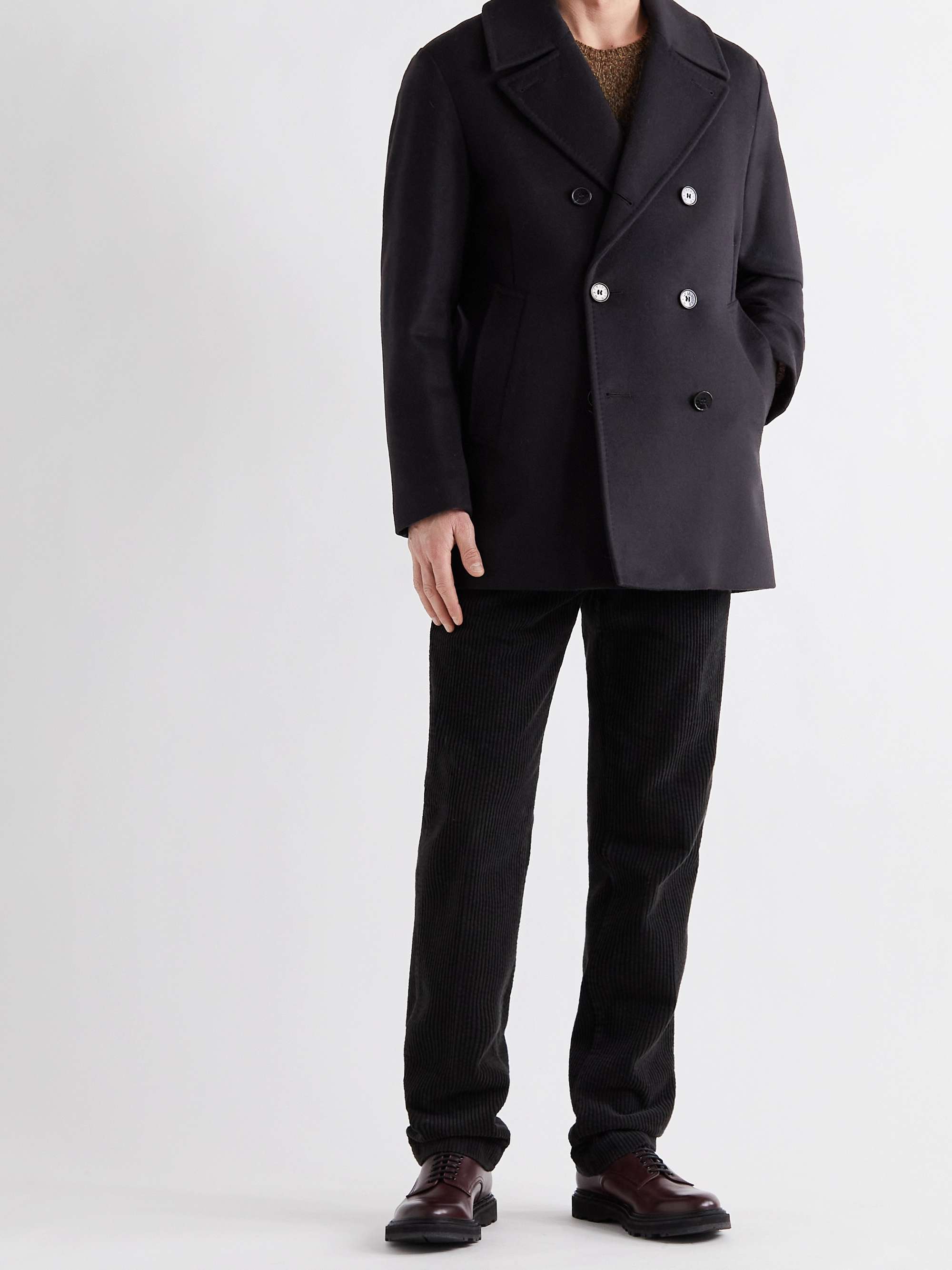 Dalton Wool and Cashmere-Blend Peacoat view