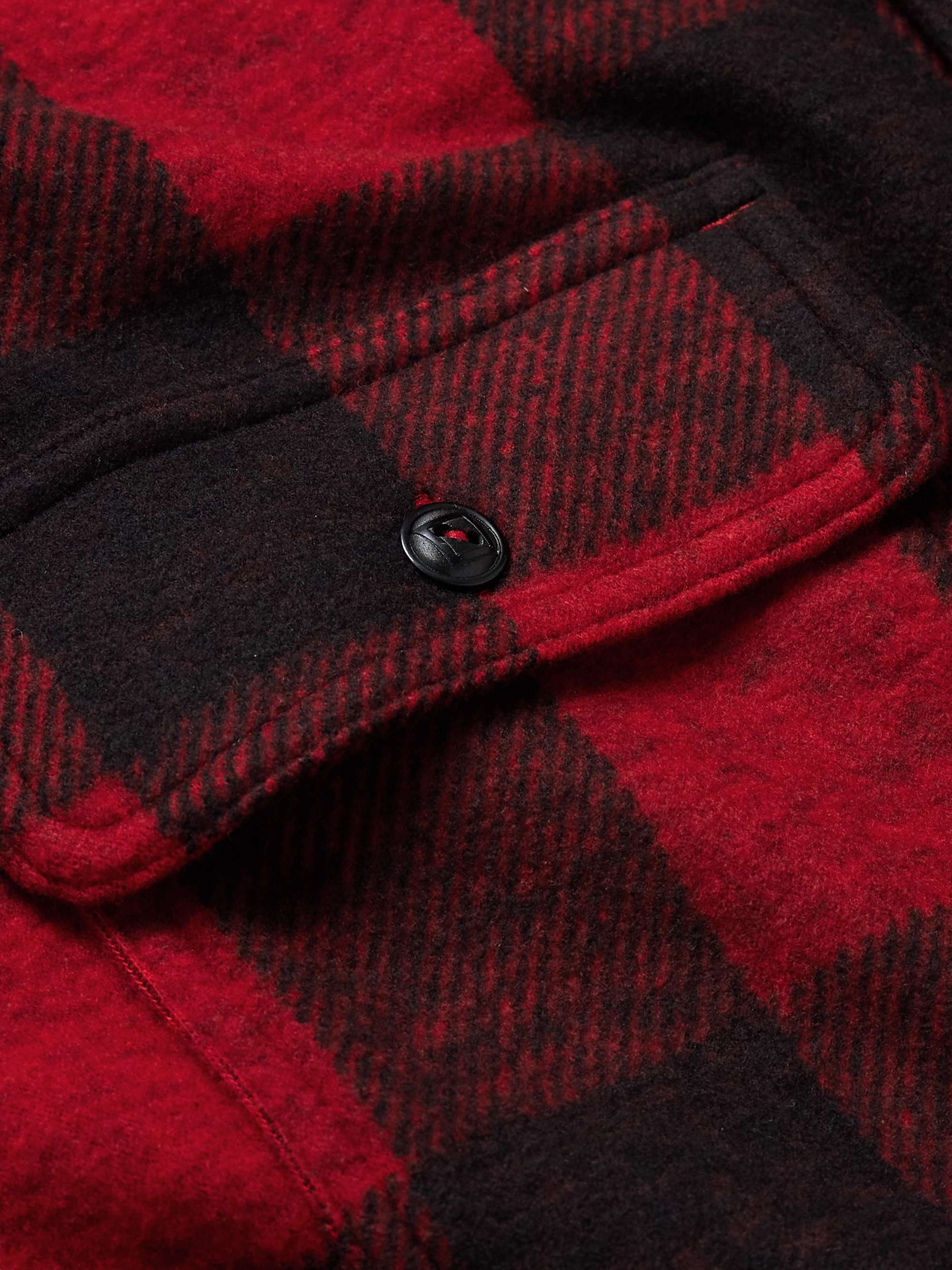 Checked Recycled-Flannel Shirt view