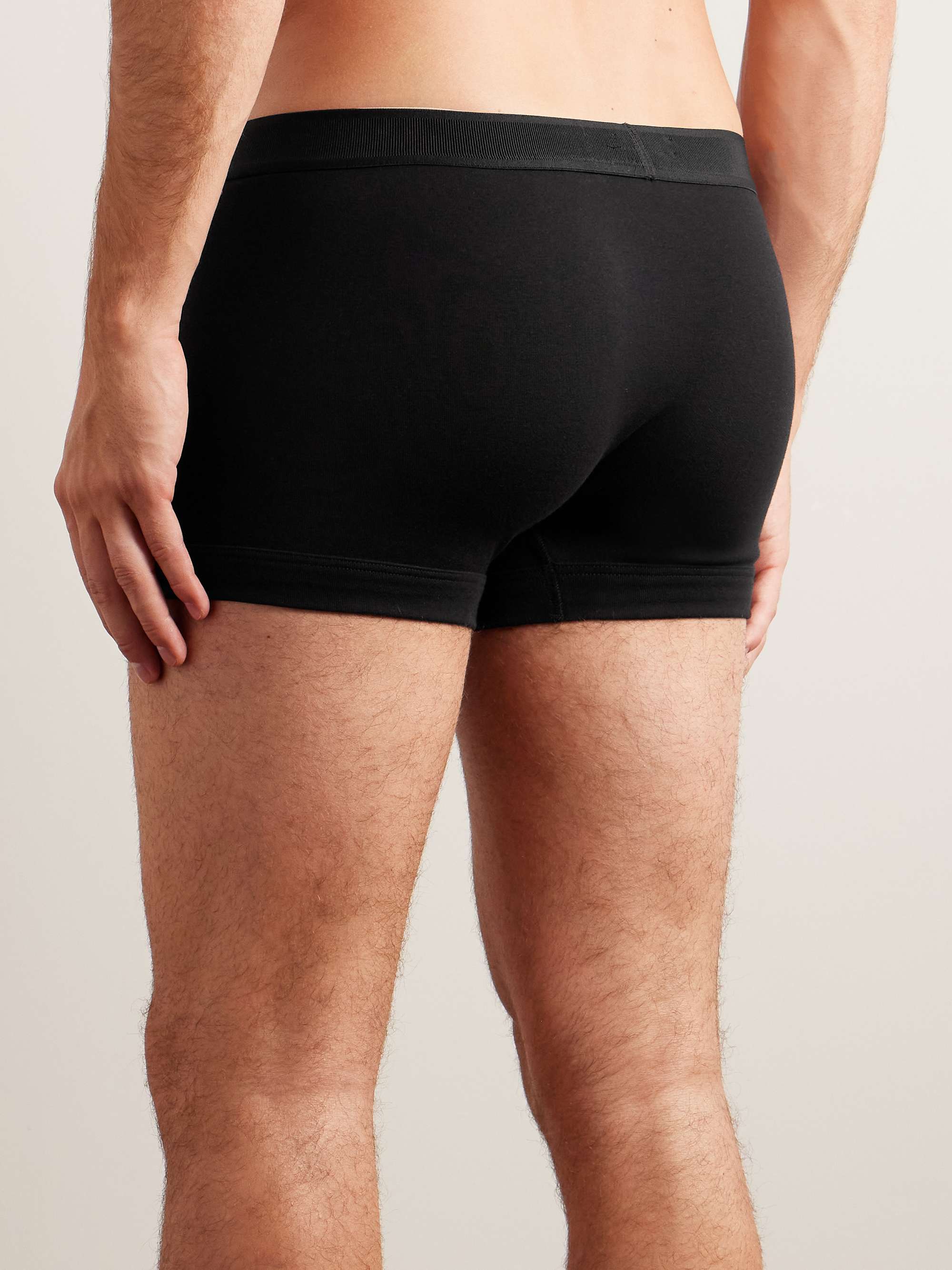 Two-Pack Stretch-Cotton Jersey Boxer Briefs view