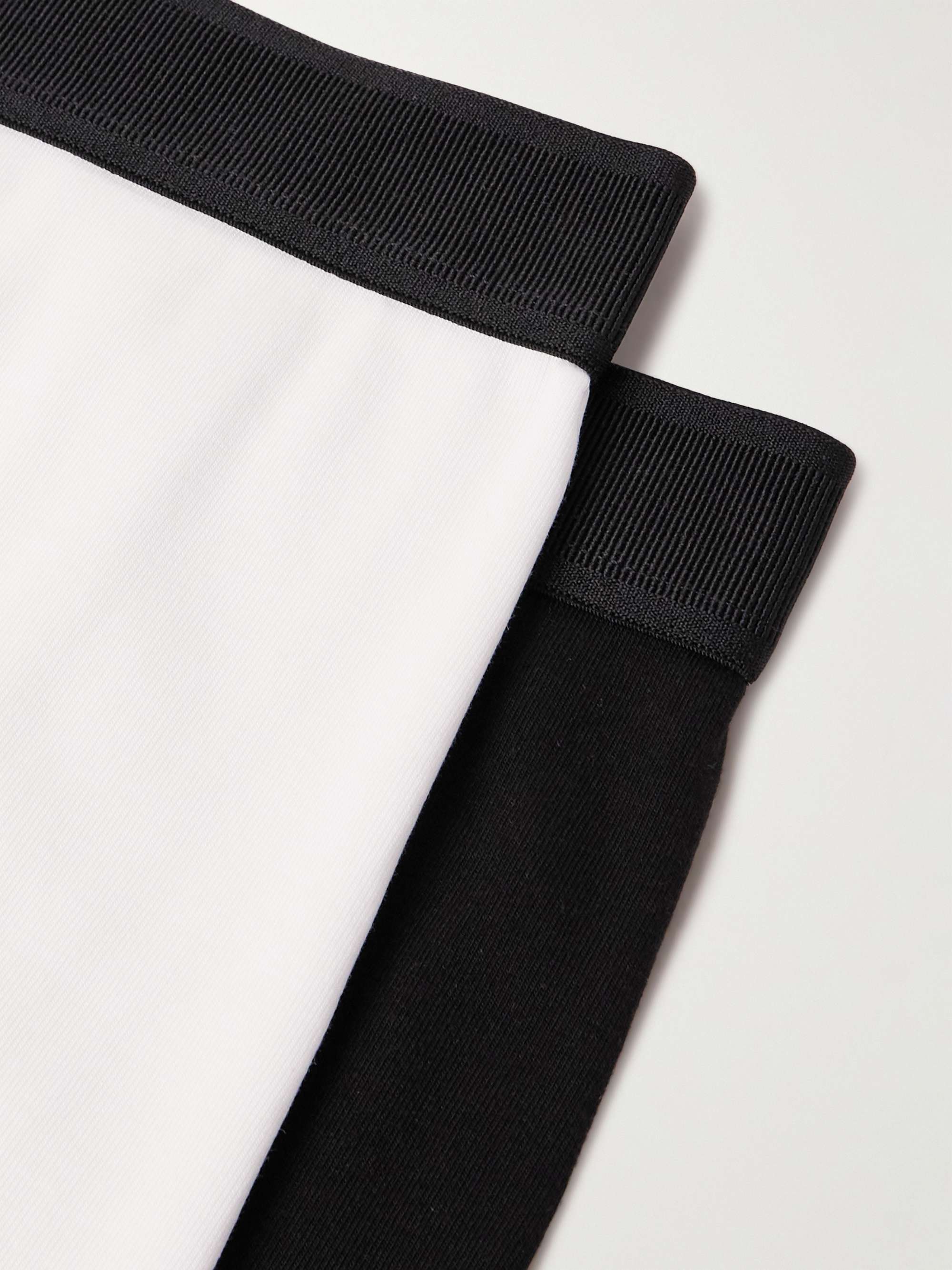 Two-Pack Stretch-Cotton Jersey Boxer Briefs view