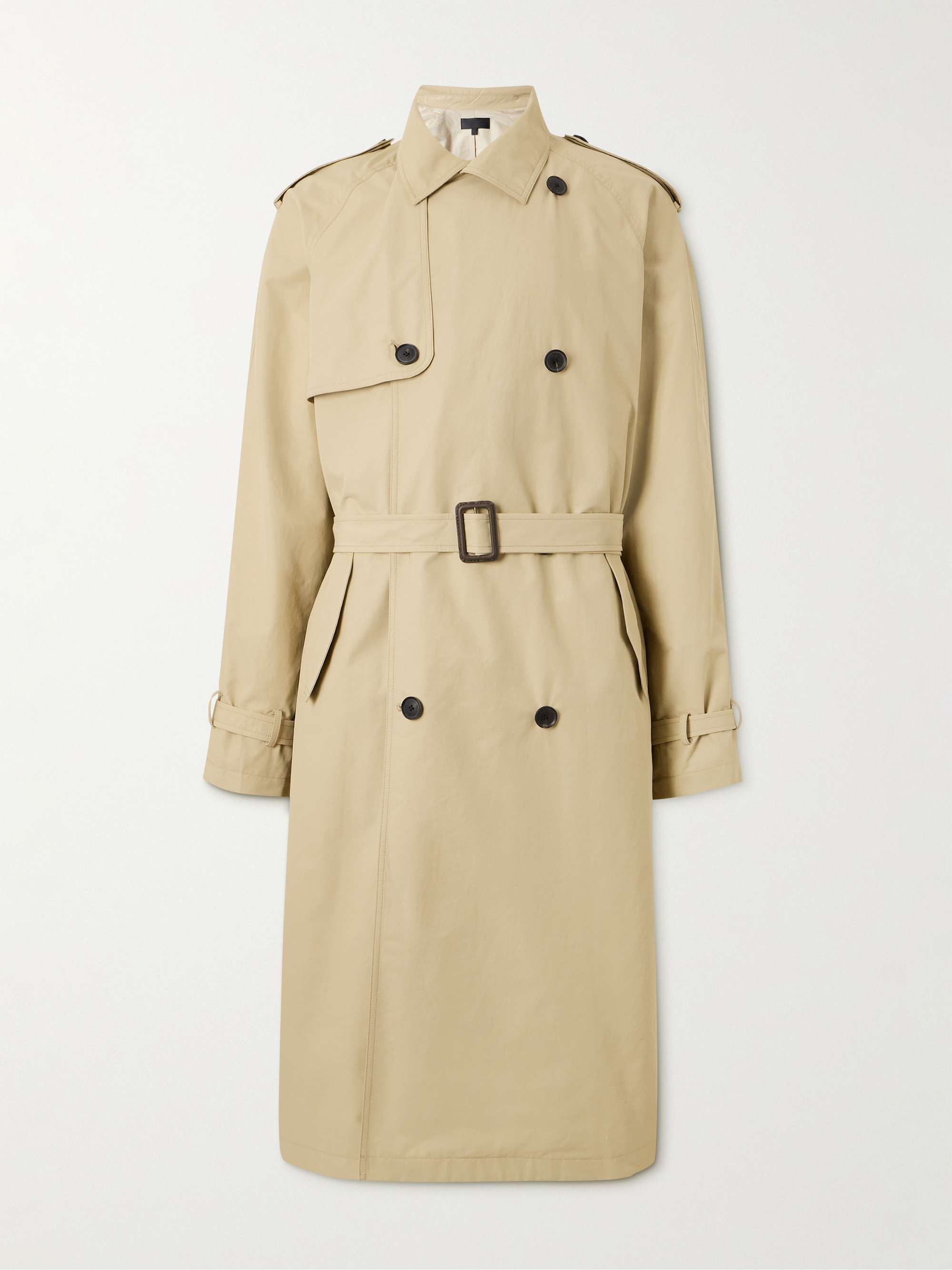 Kieran Double-Breasted Cotton-Blend Coat view