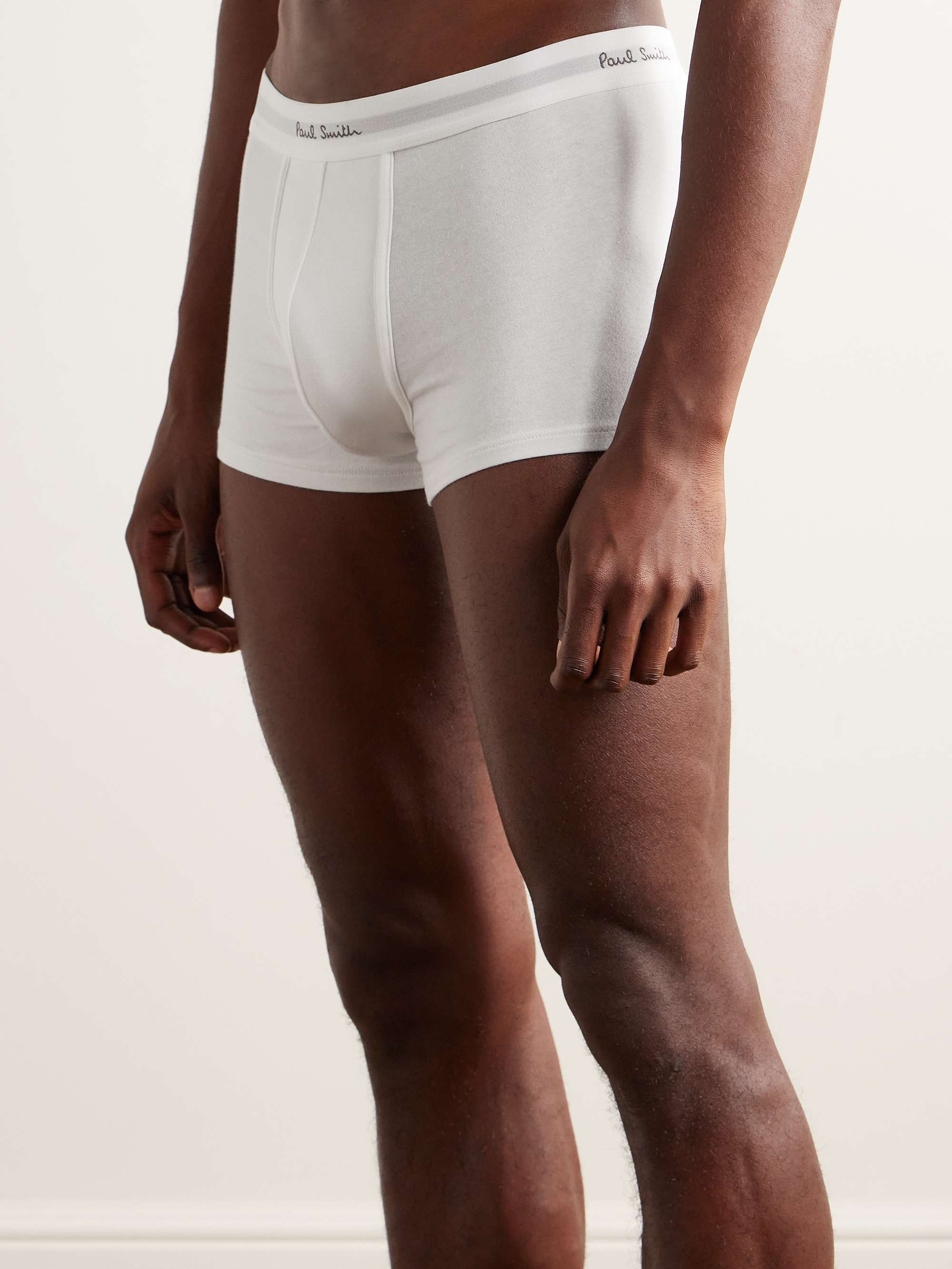 Three-Pack Stretch Organic Cotton-Jersey Boxer Briefs view