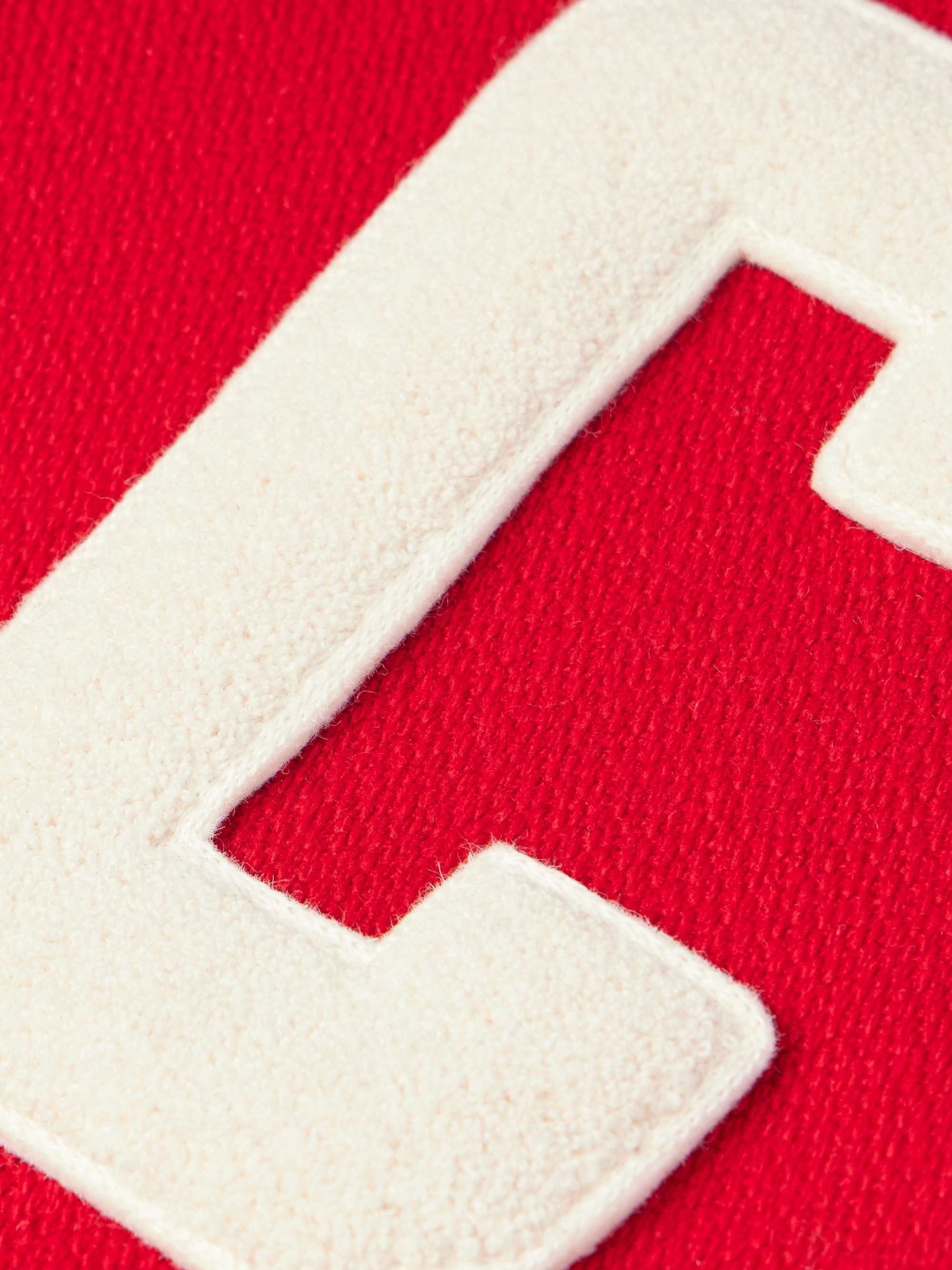 Jackson Logo-Appliquéd Wool-Blend Varsity Jacket view