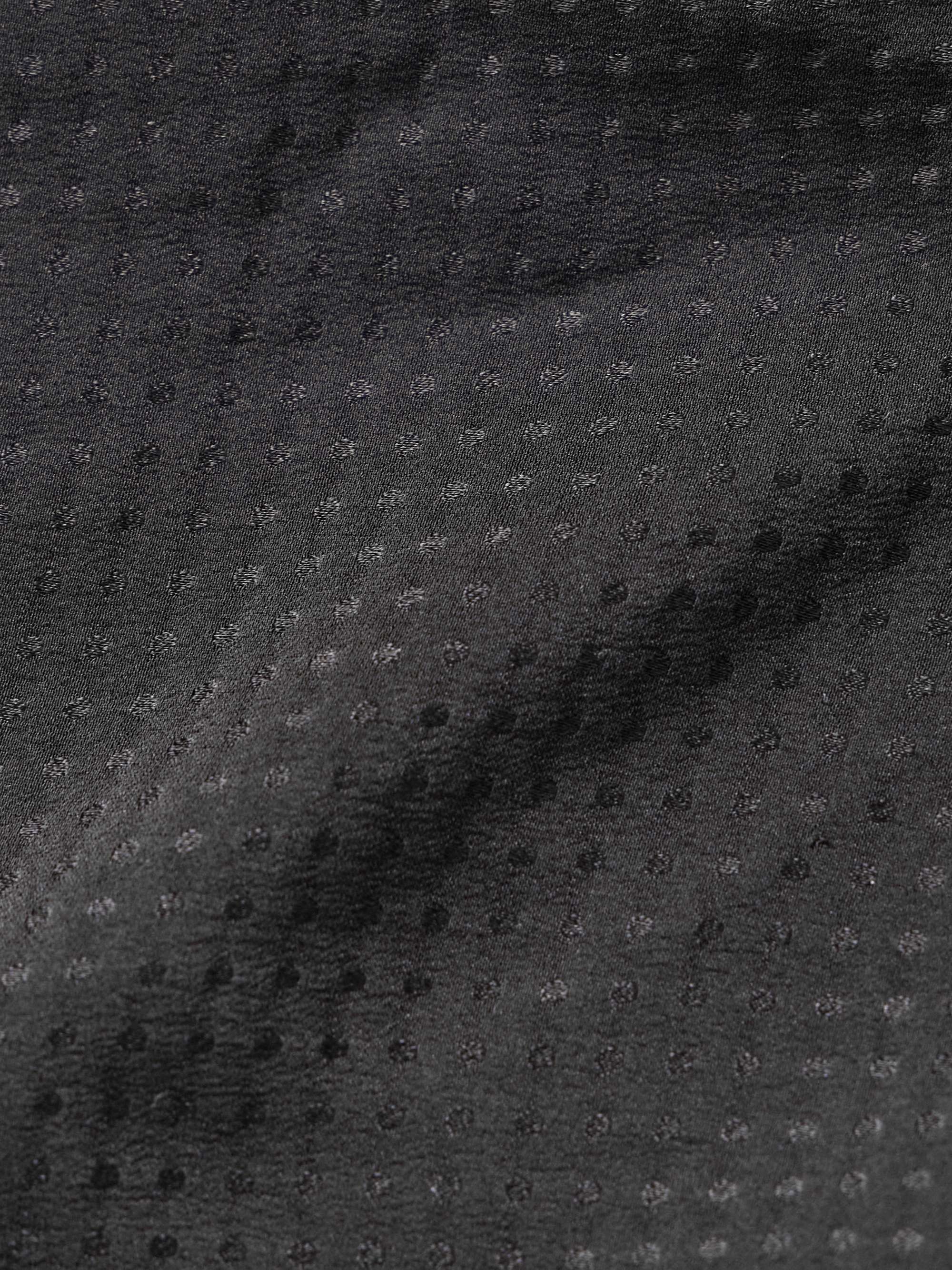 Slim-Fit Printed Silk Shirt view