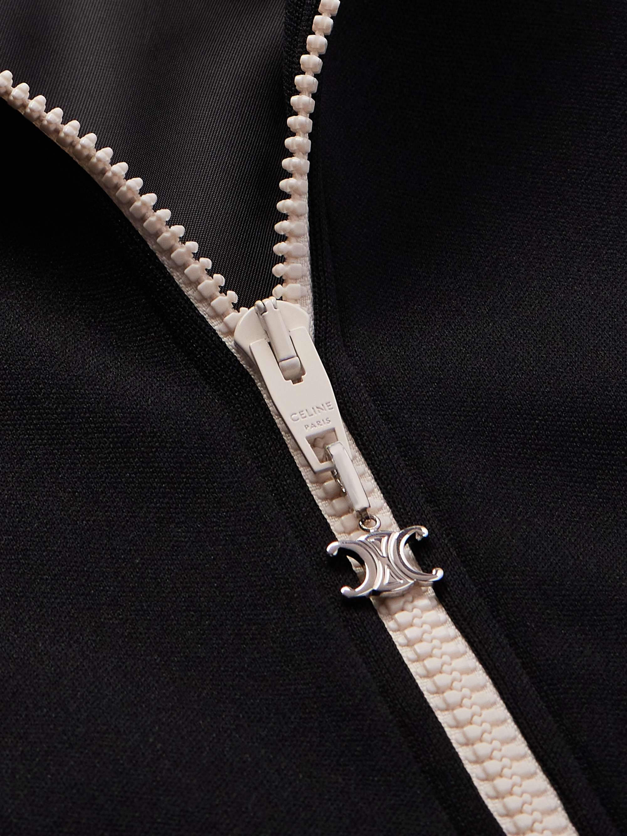 Logo-Embroidered Striped Tech-Jersey Track Jacket view