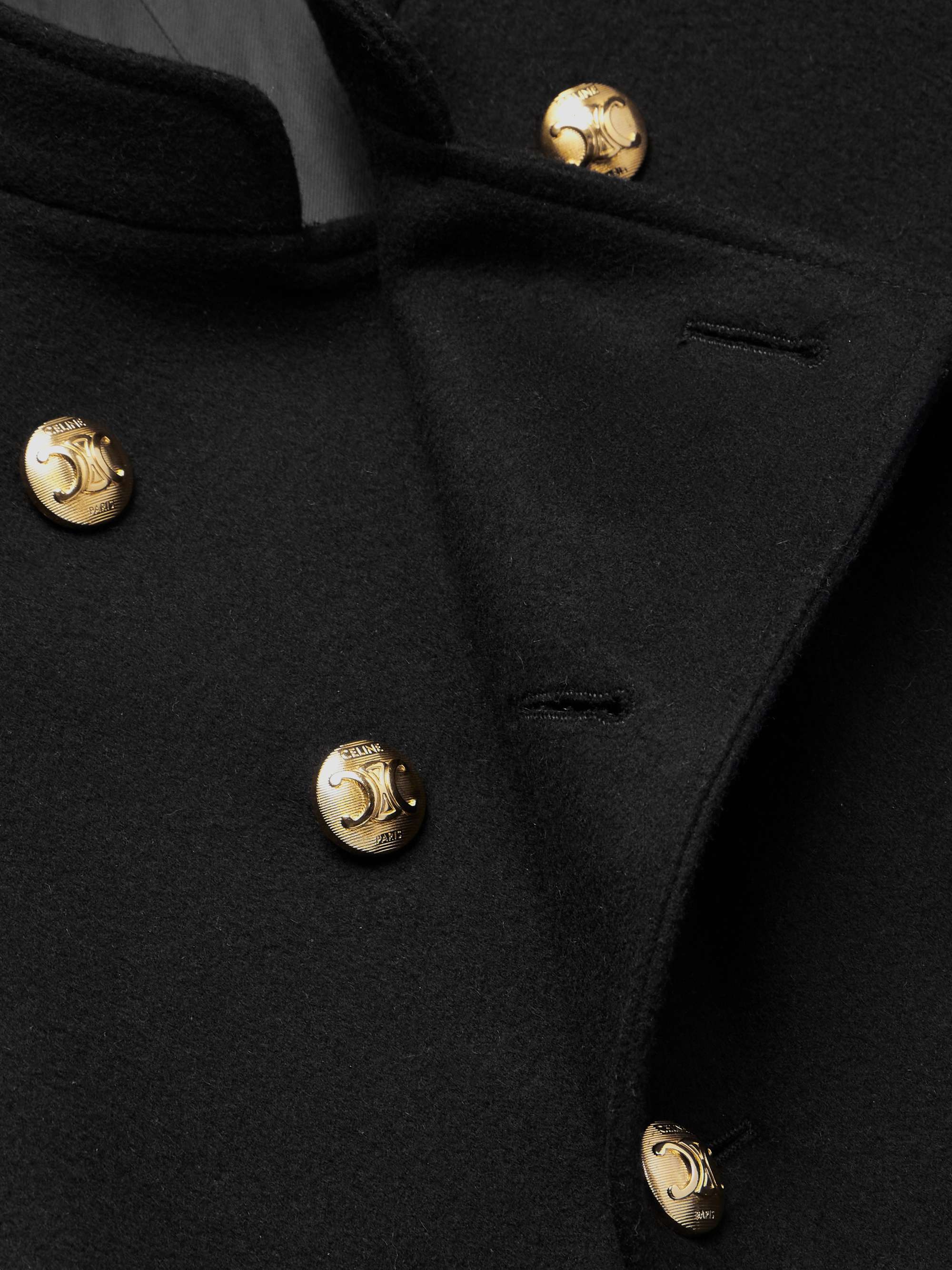 Double-Breasted Virgin Wool Coat view