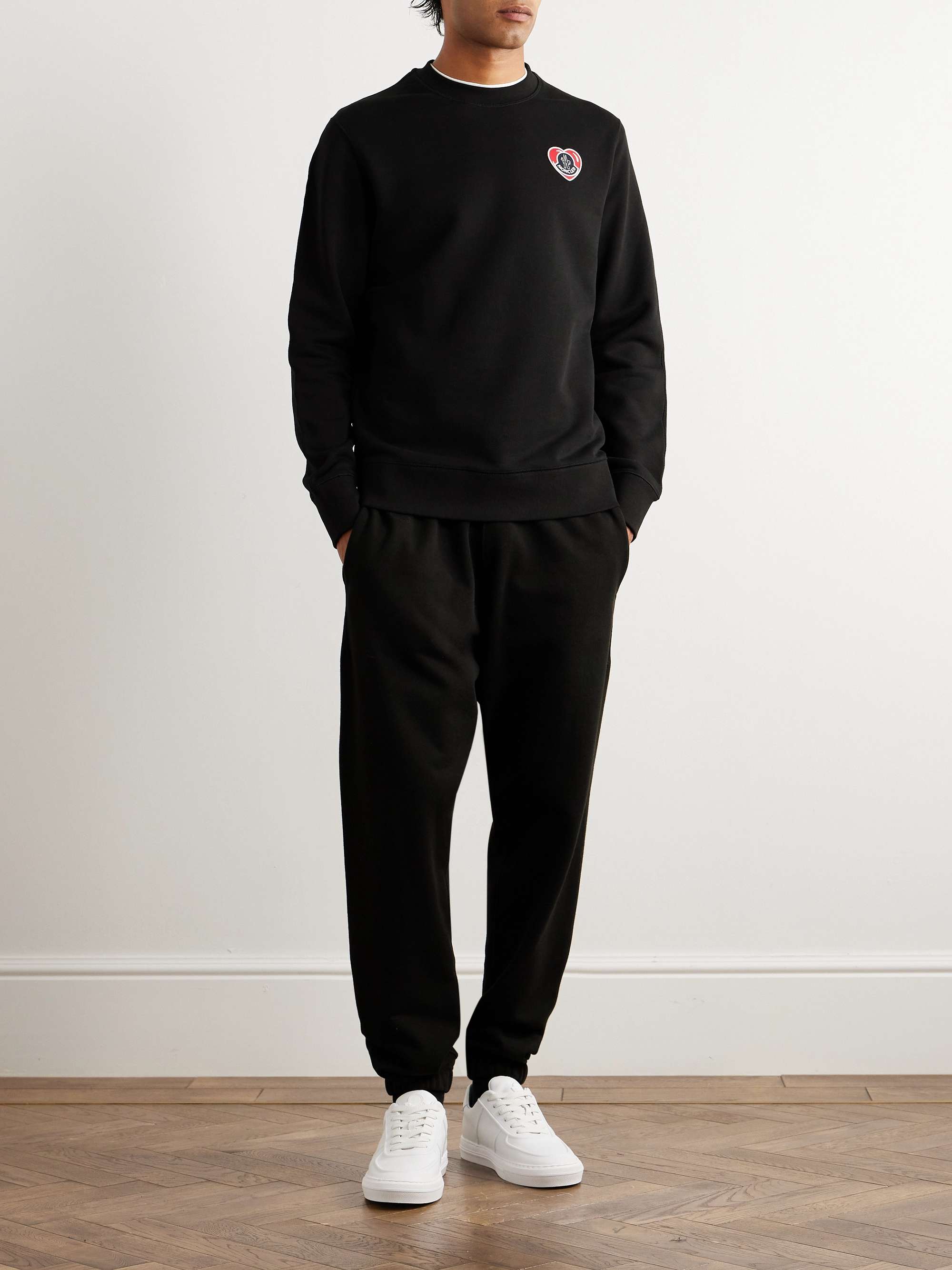 Logo-Appliquéd Cotton-Jersey Sweatshirt view