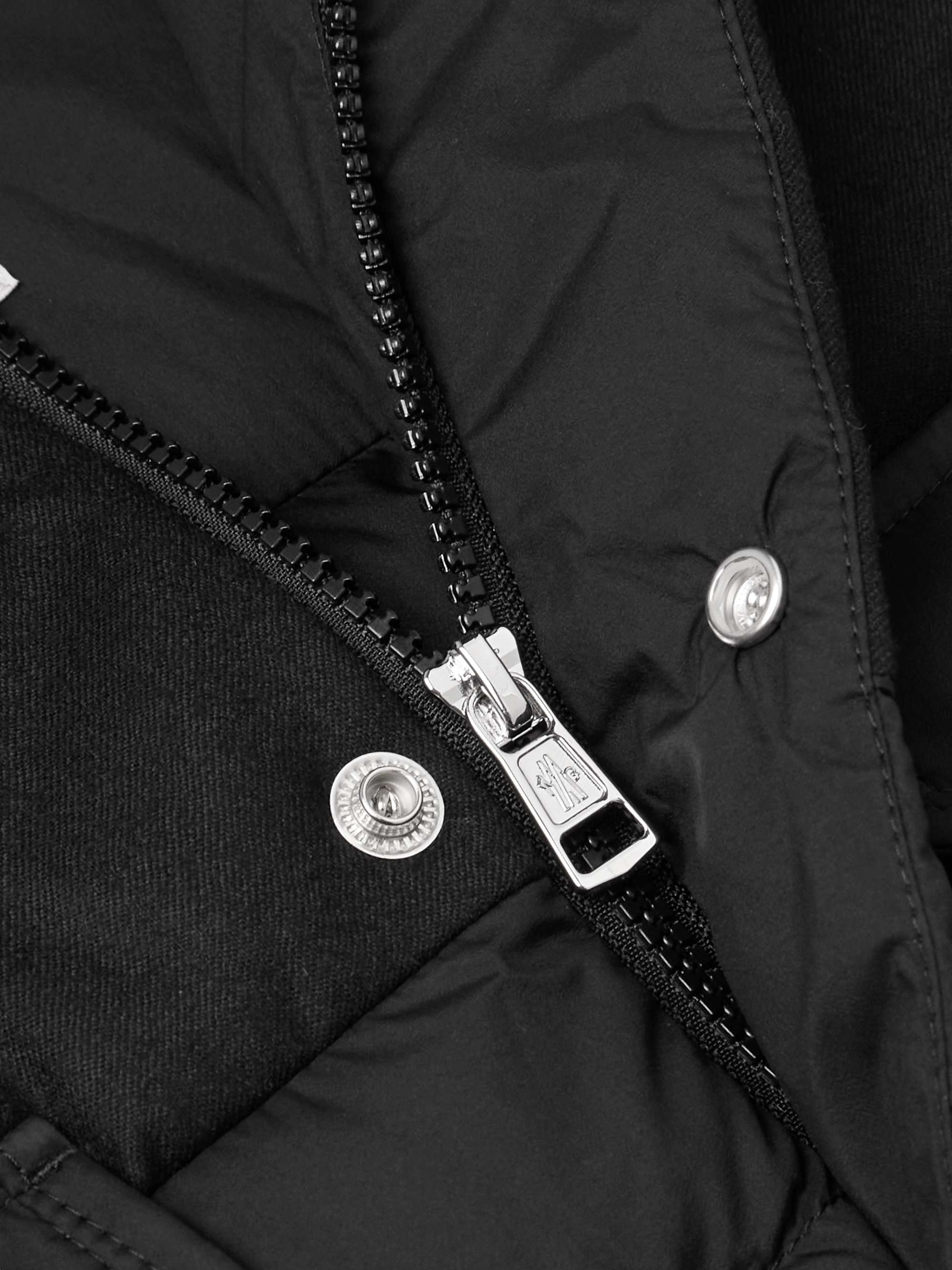 Fauscoum Wool Twill-Panelled Quilted Shell Down Jacket view