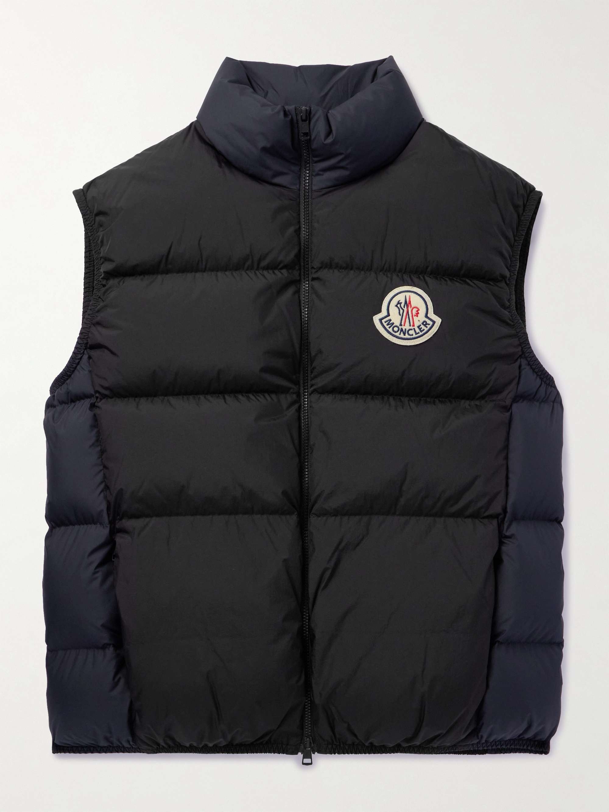 Almaz Logo-Appliquéd Two-Tone Quilted Shell Down Gilet view