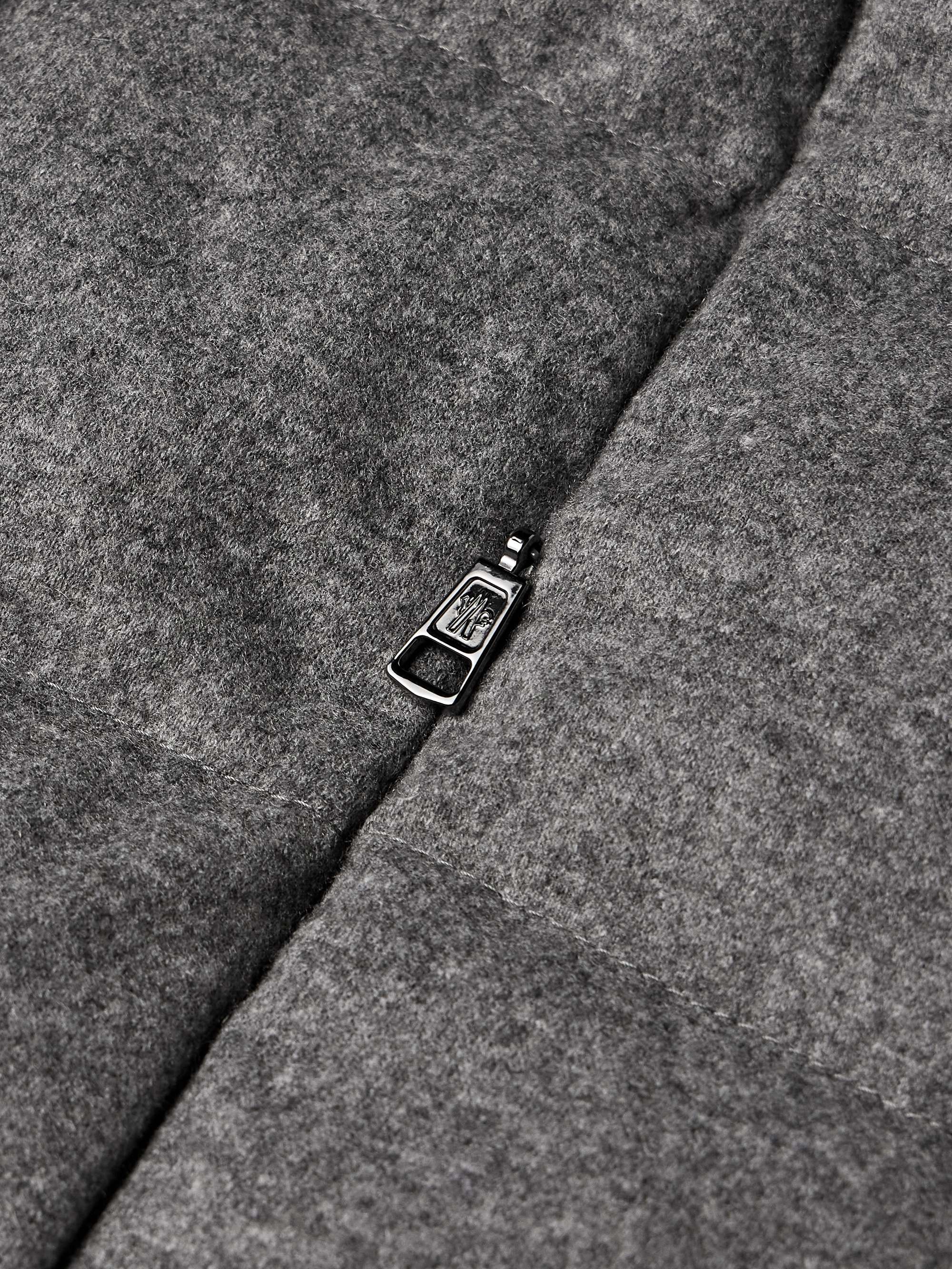 Todorka Logo-Appliqued Quilted Cashmere-Blend Down Jacket view