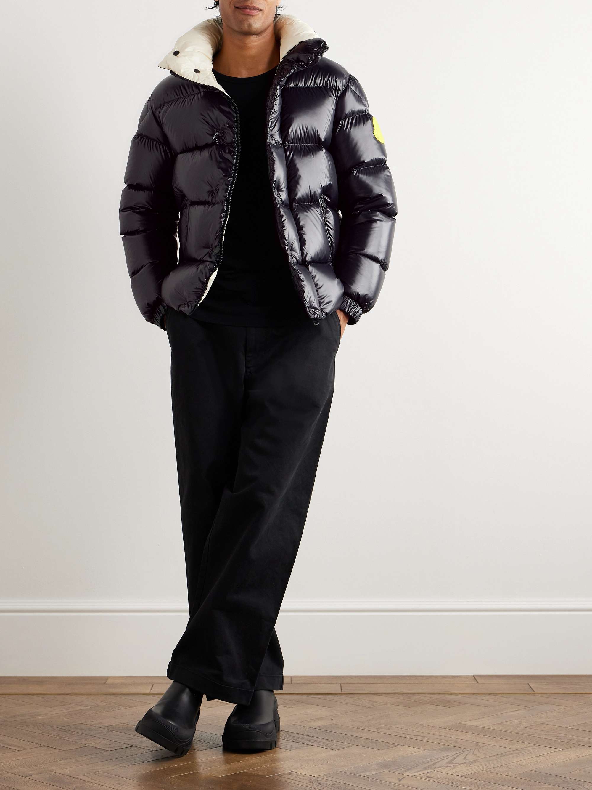 Dervox Logo-Appliquéd Quilted Shell Down Jacket view
