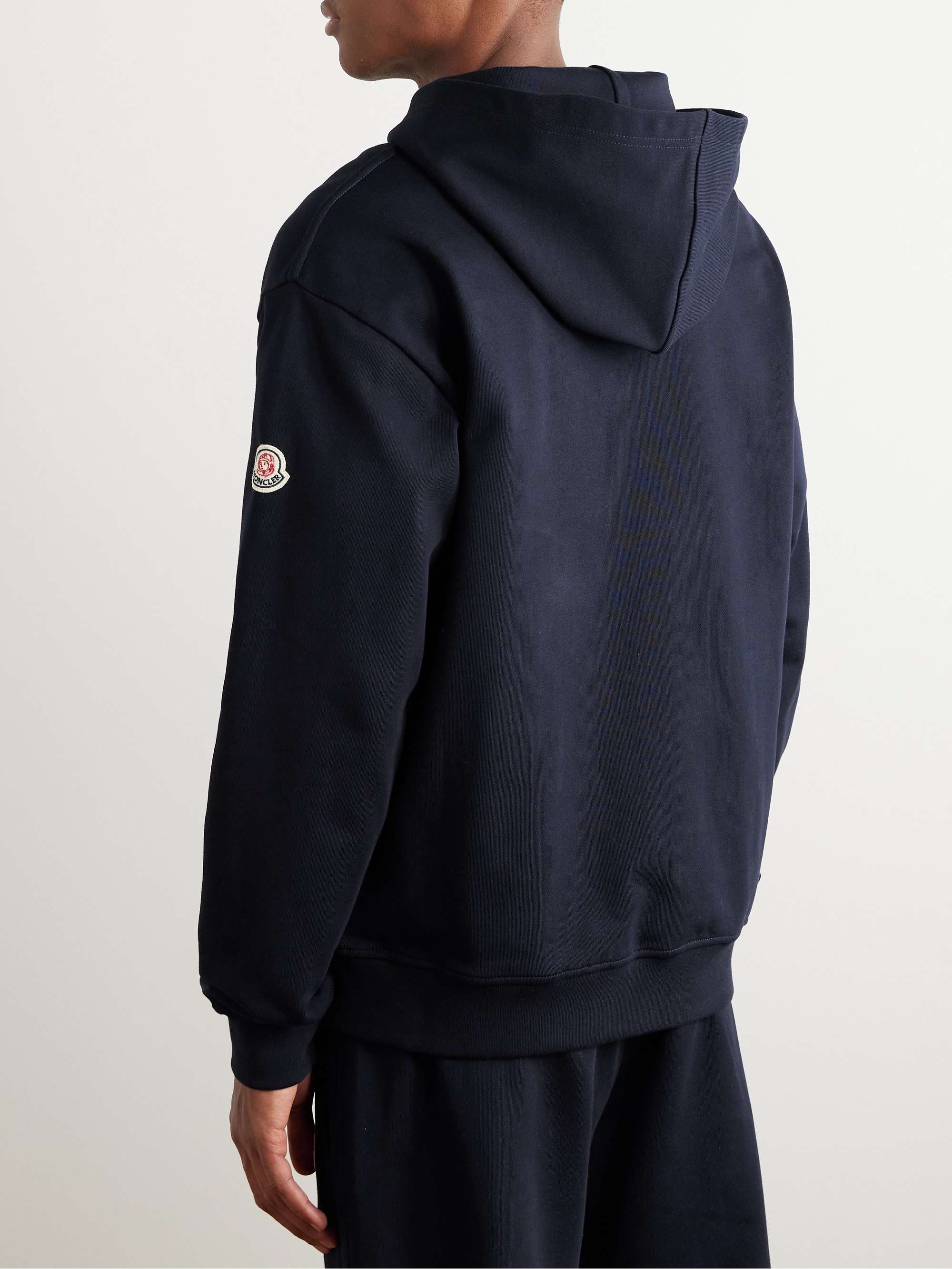 + Billionaire Boys Club Logo-Print Appliquéd Cotton-Jersey Hoodie view