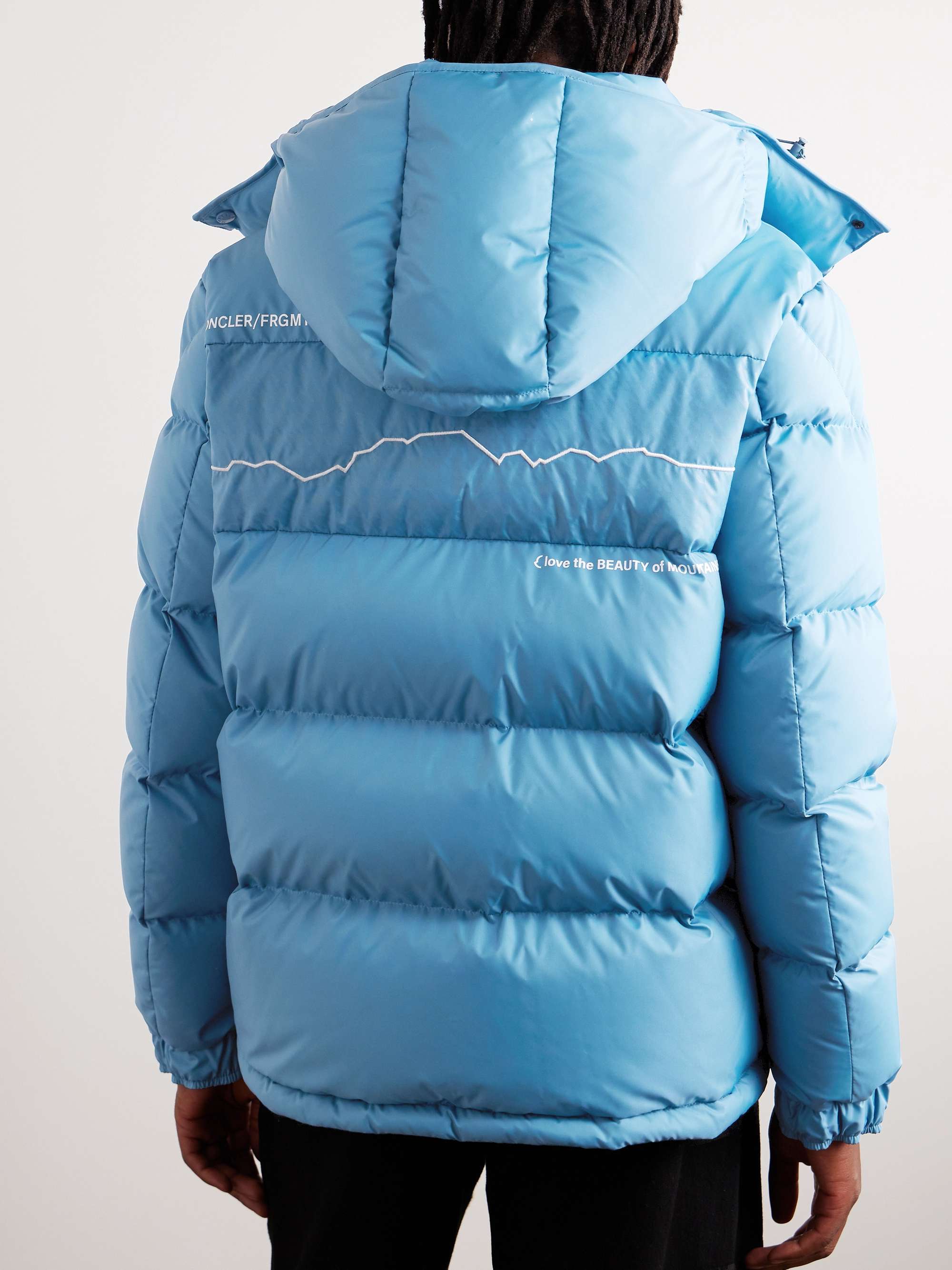 7 Moncler FRGMT Hiroshi Fujiwara Acanthus Quilted Shell Hooded Down Jacket view