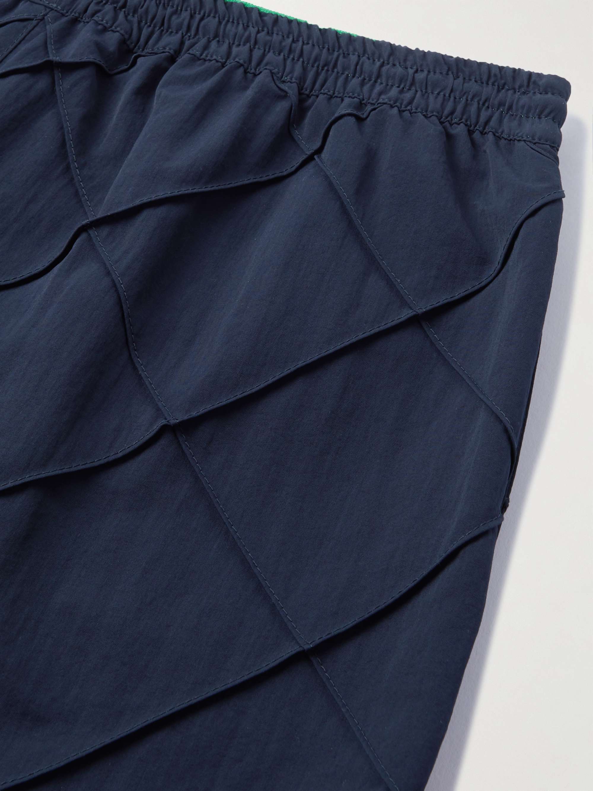 Straight-Leg Short-Length Tech-Faille Swim Shorts view
