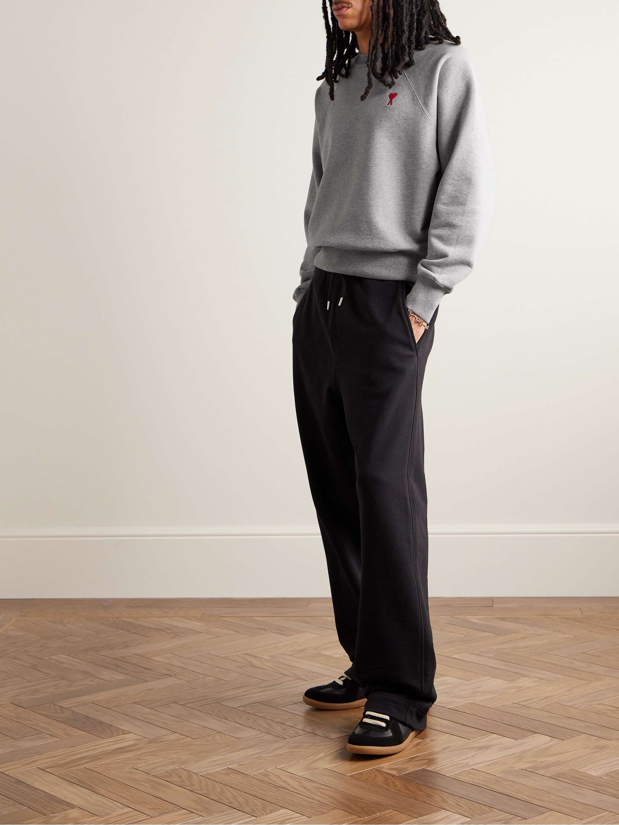 Logo-Embroidered Stretch-Cotton Jersey Sweatshirt view