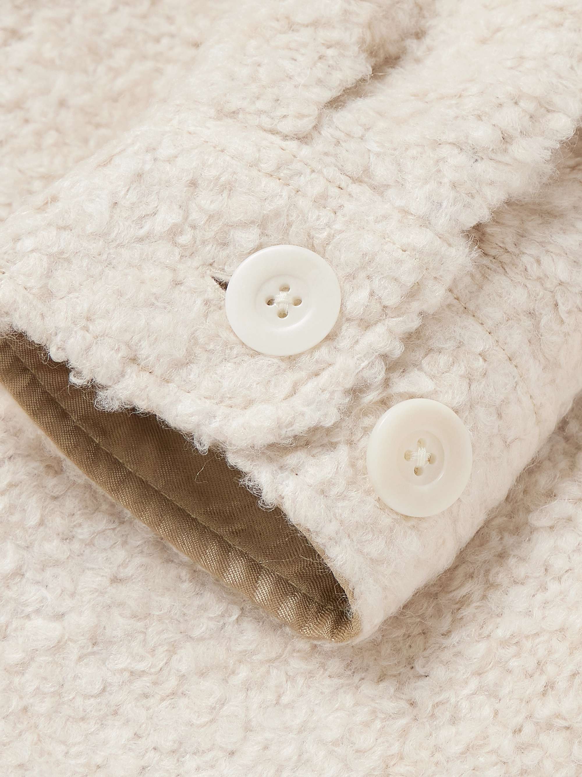 Curly Bouclé Overshirt view
