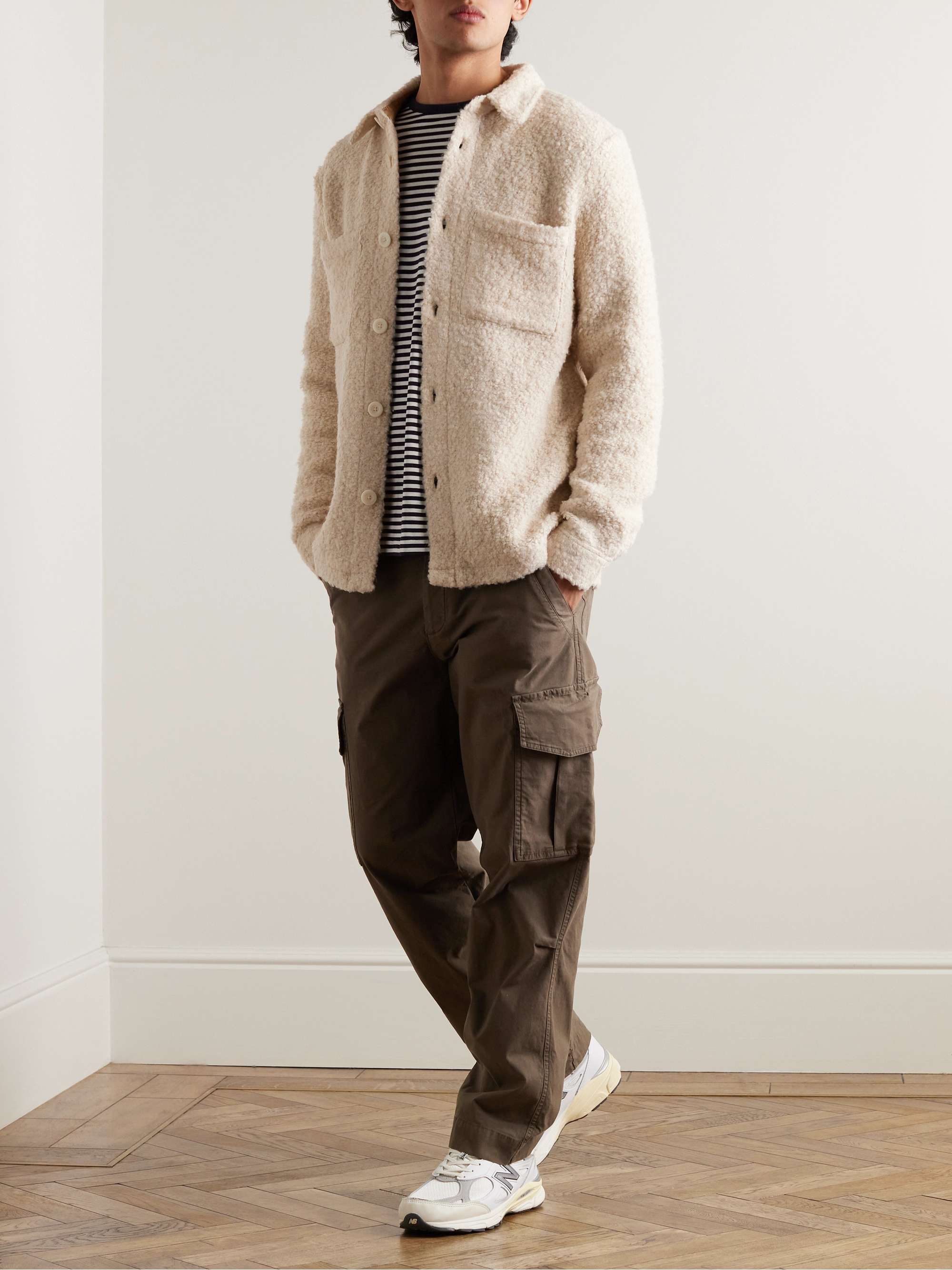 Curly Bouclé Overshirt view