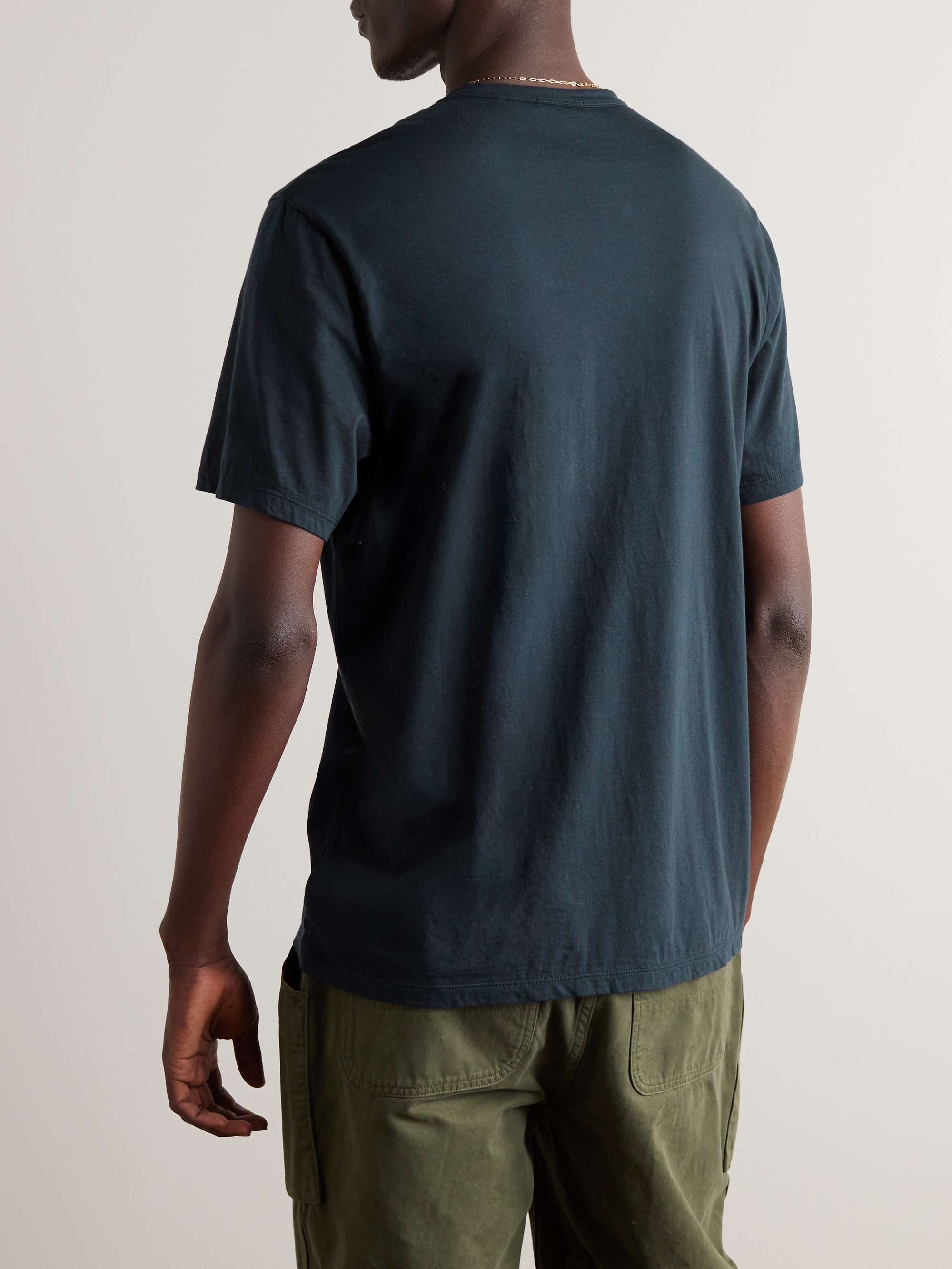 Elevated Lotus Garment-Dyed Cotton-Jersey T-Shirt view