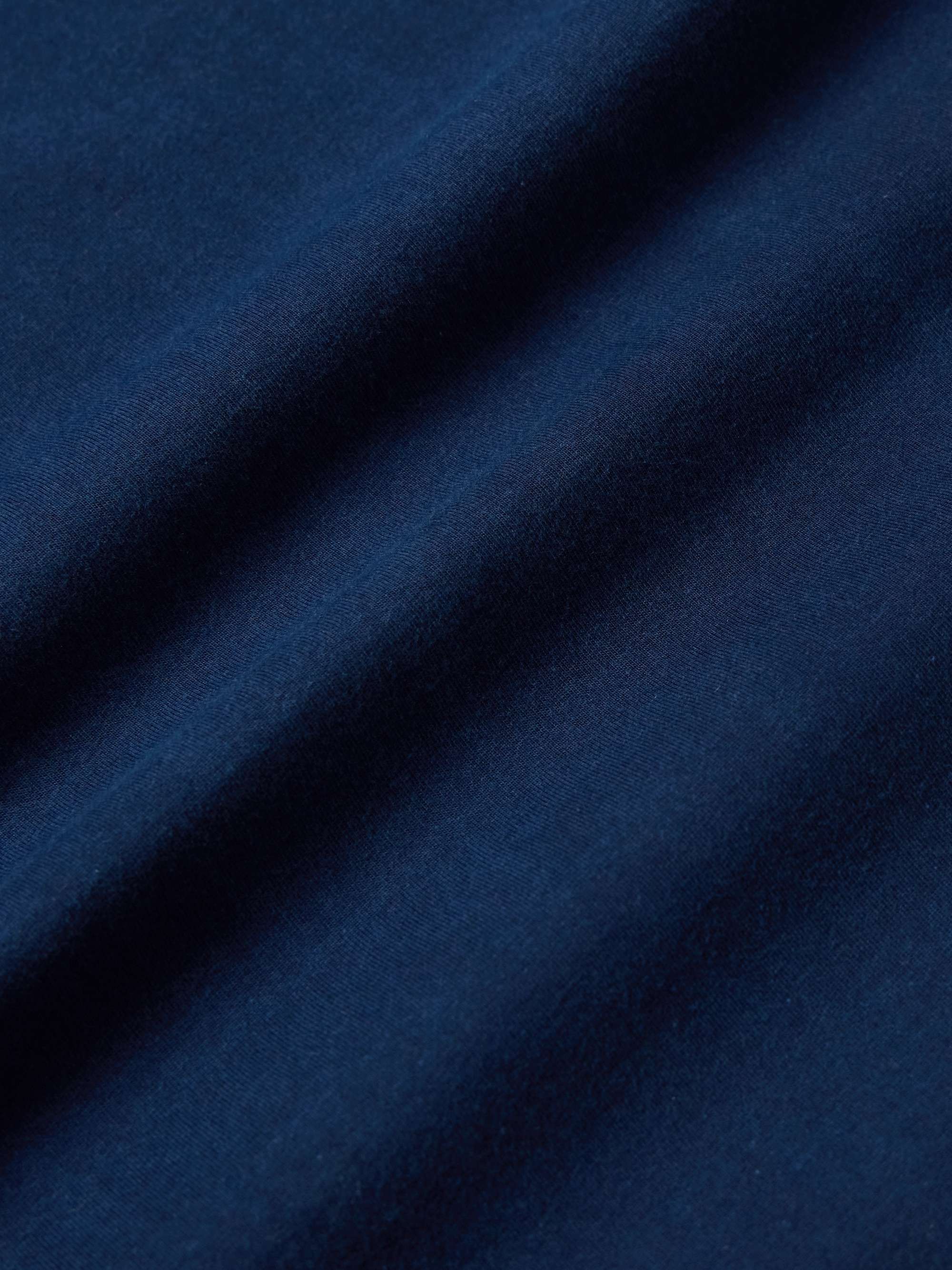 Indigo-Dyed Cotton-Jersey T-Shirt view
