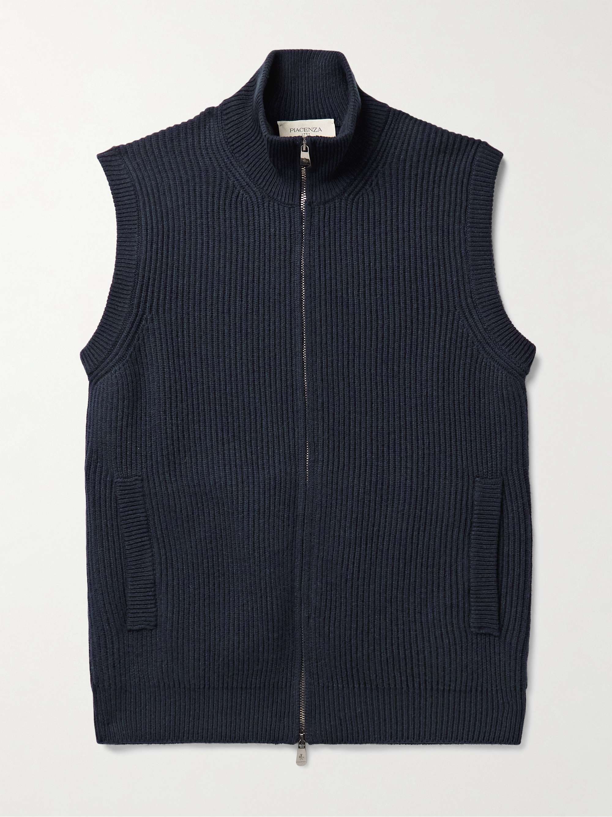 Ribbed Cashmere Gilet view