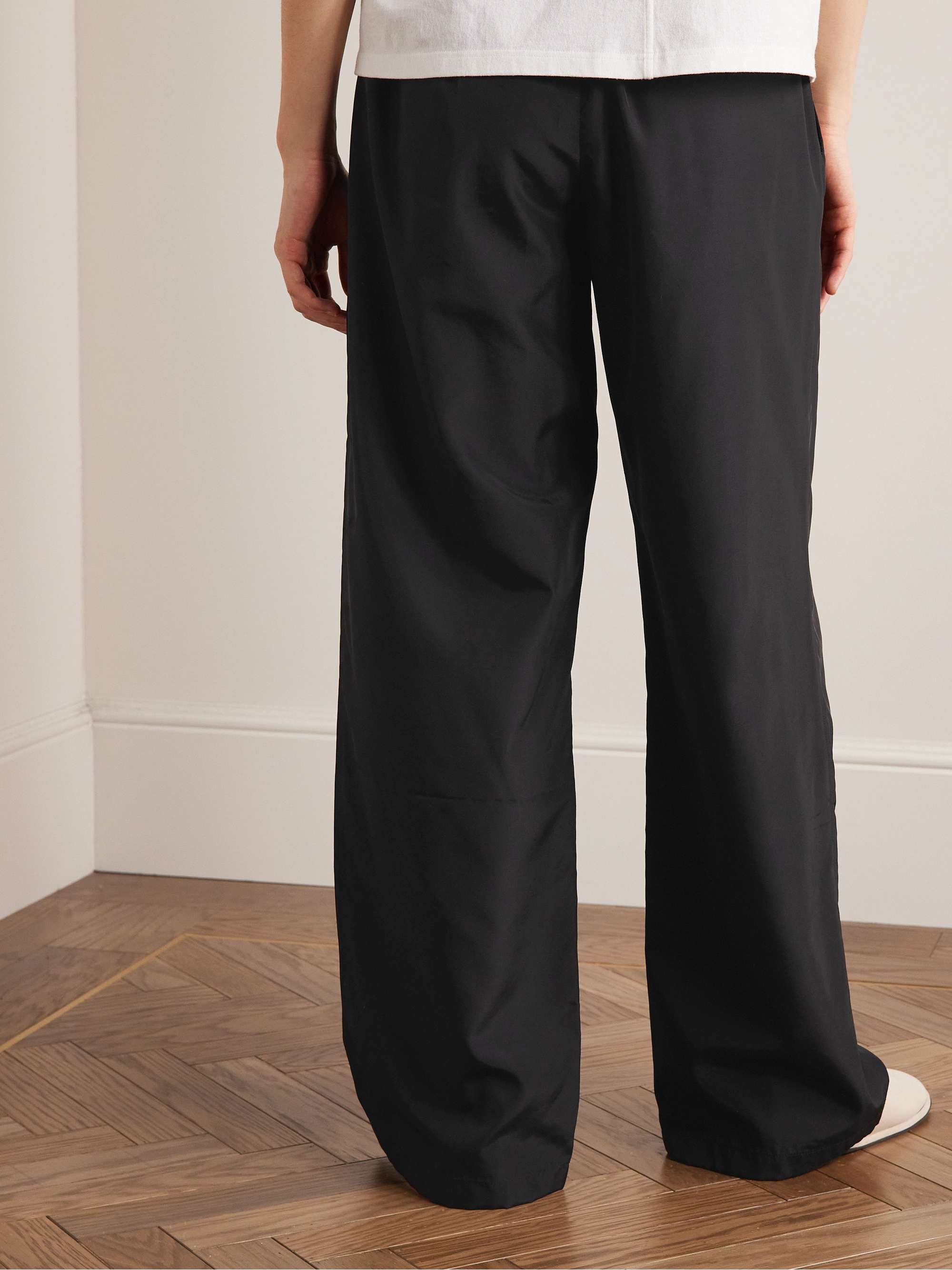 Davide Wide-Leg Shell Trousers view