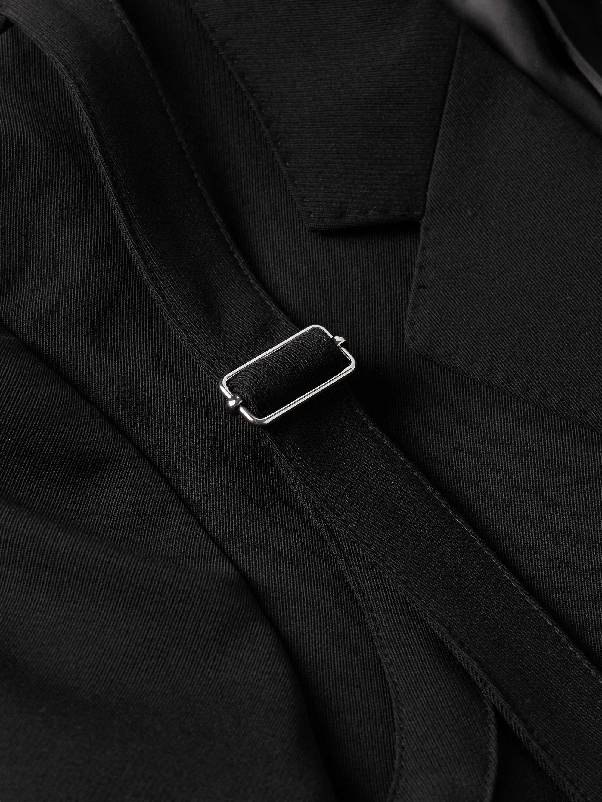 Slim-Fit Wool-Twill Trench Coat view