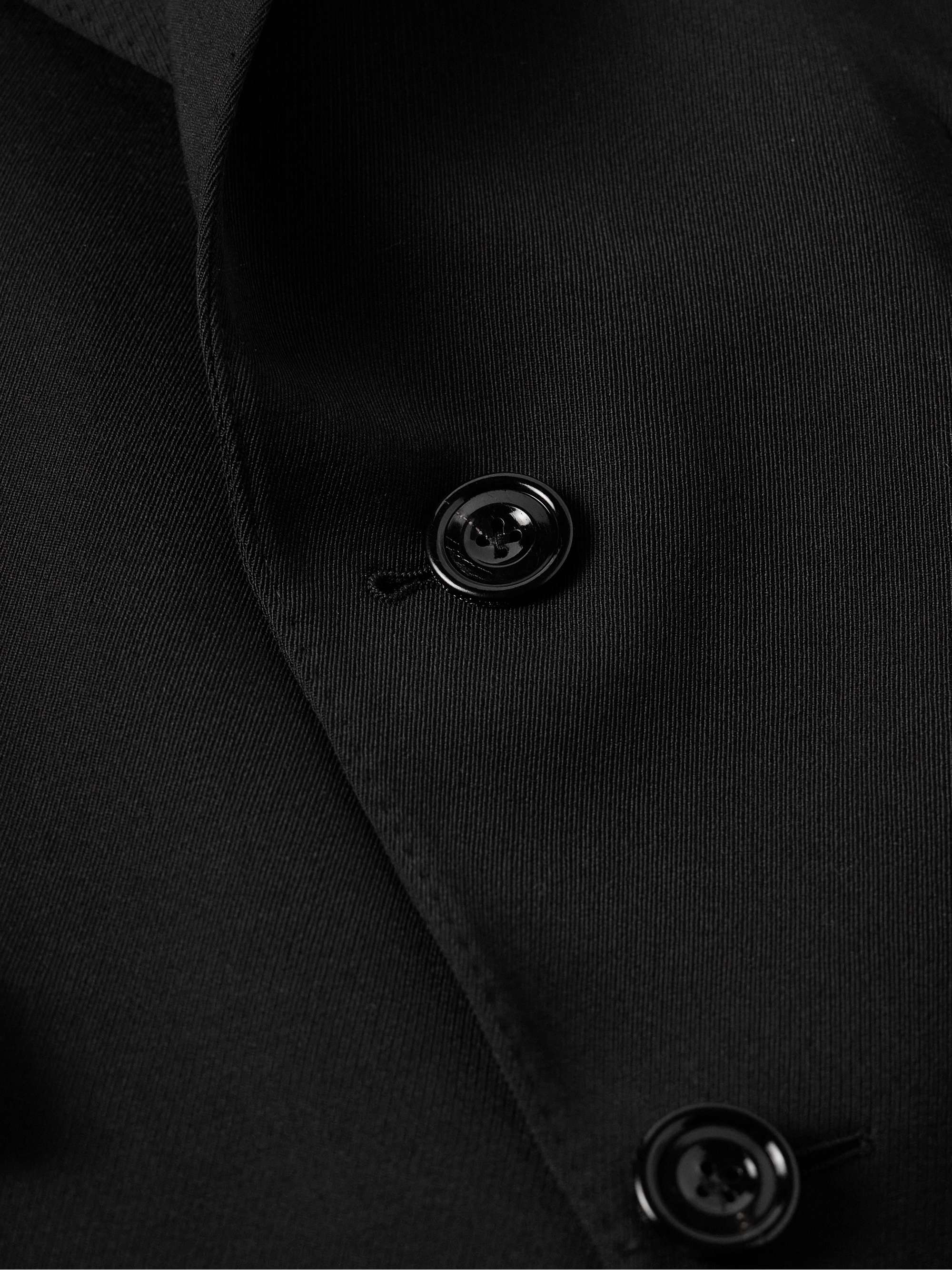 Slim-Fit Wool-Twill Trench Coat view