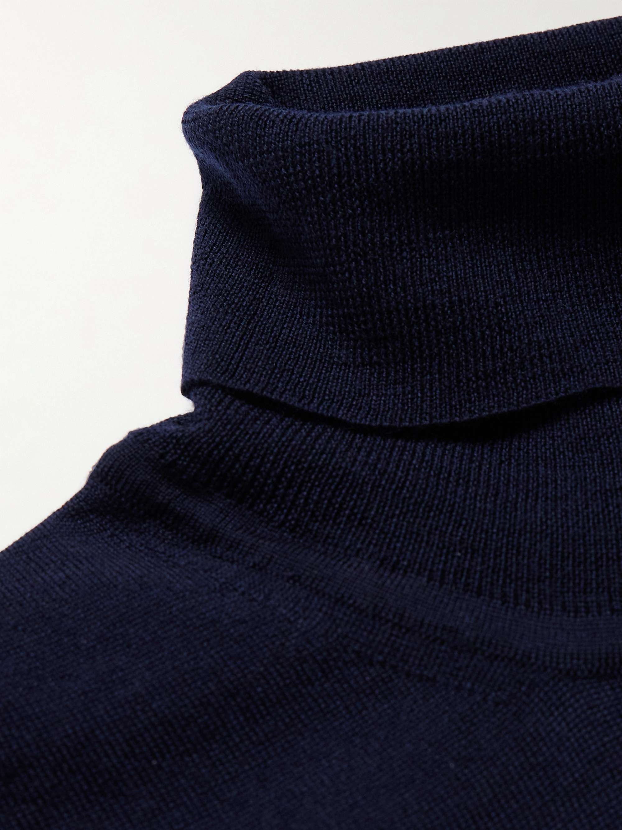 Slim-Fit Merino Wool Rollneck Sweater view