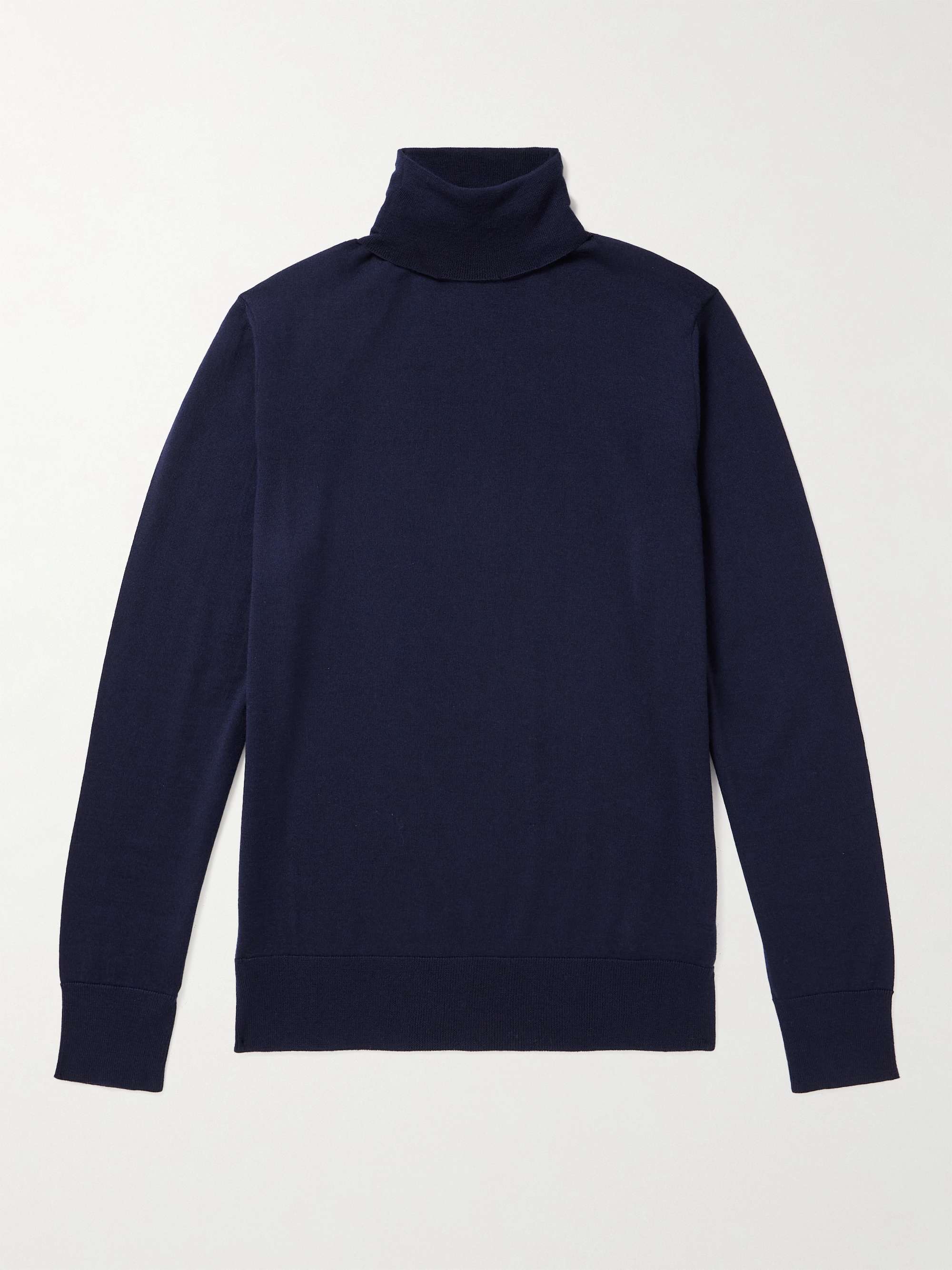 Slim-Fit Merino Wool Rollneck Sweater view