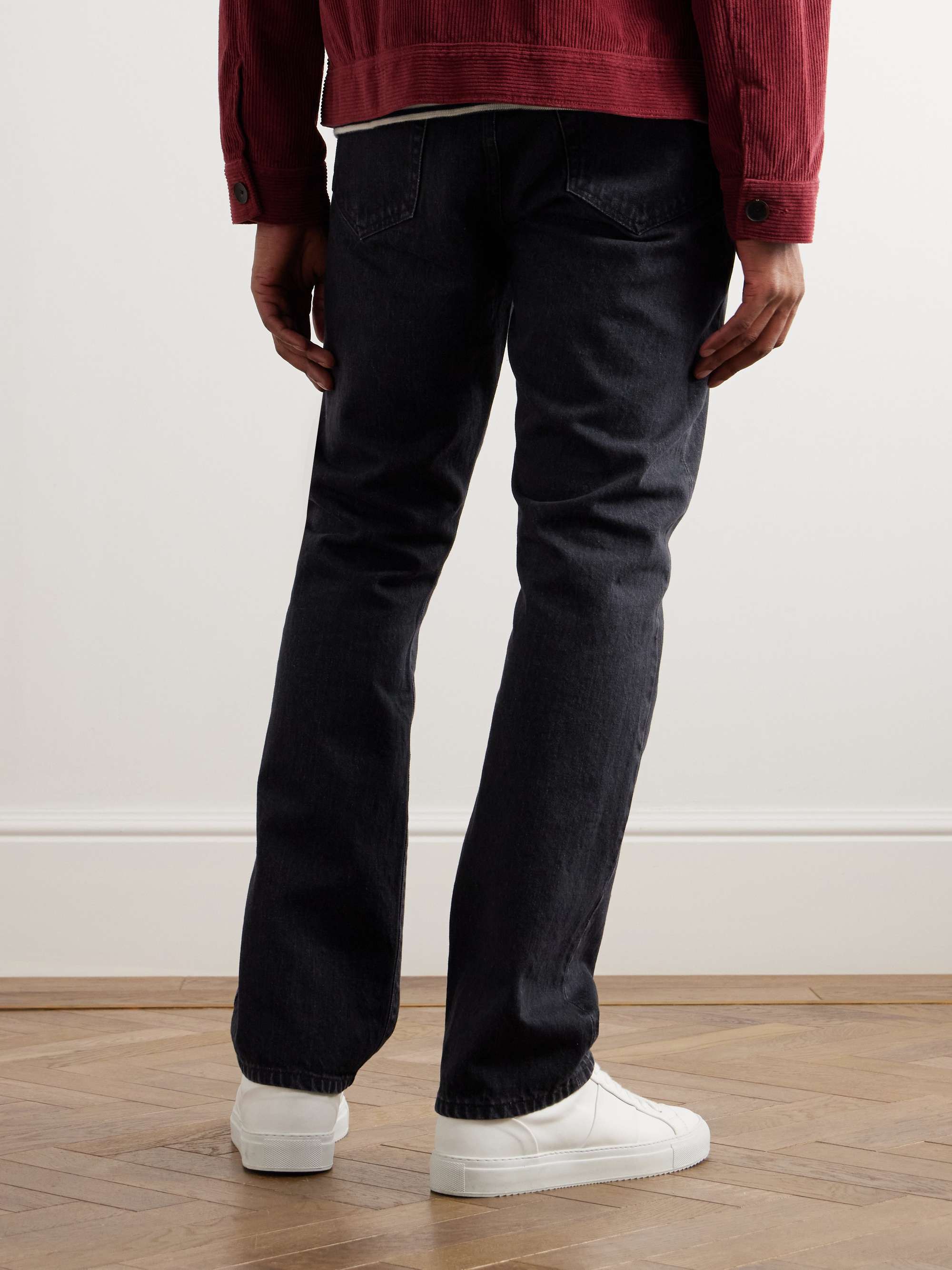 Straight-Leg Organic Selvedge Jeans view