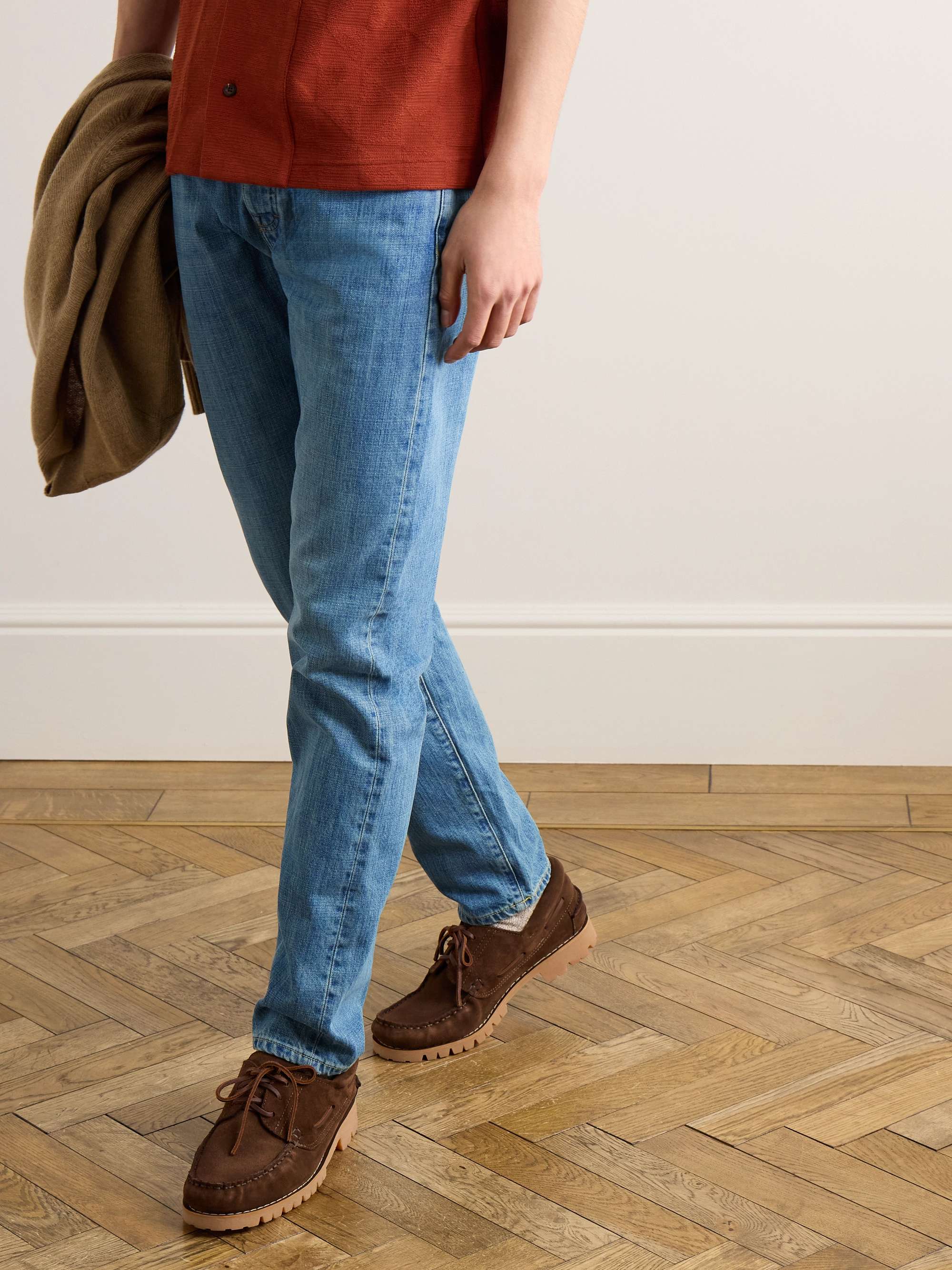Slim-Fit Organic Selvedge Jeans view