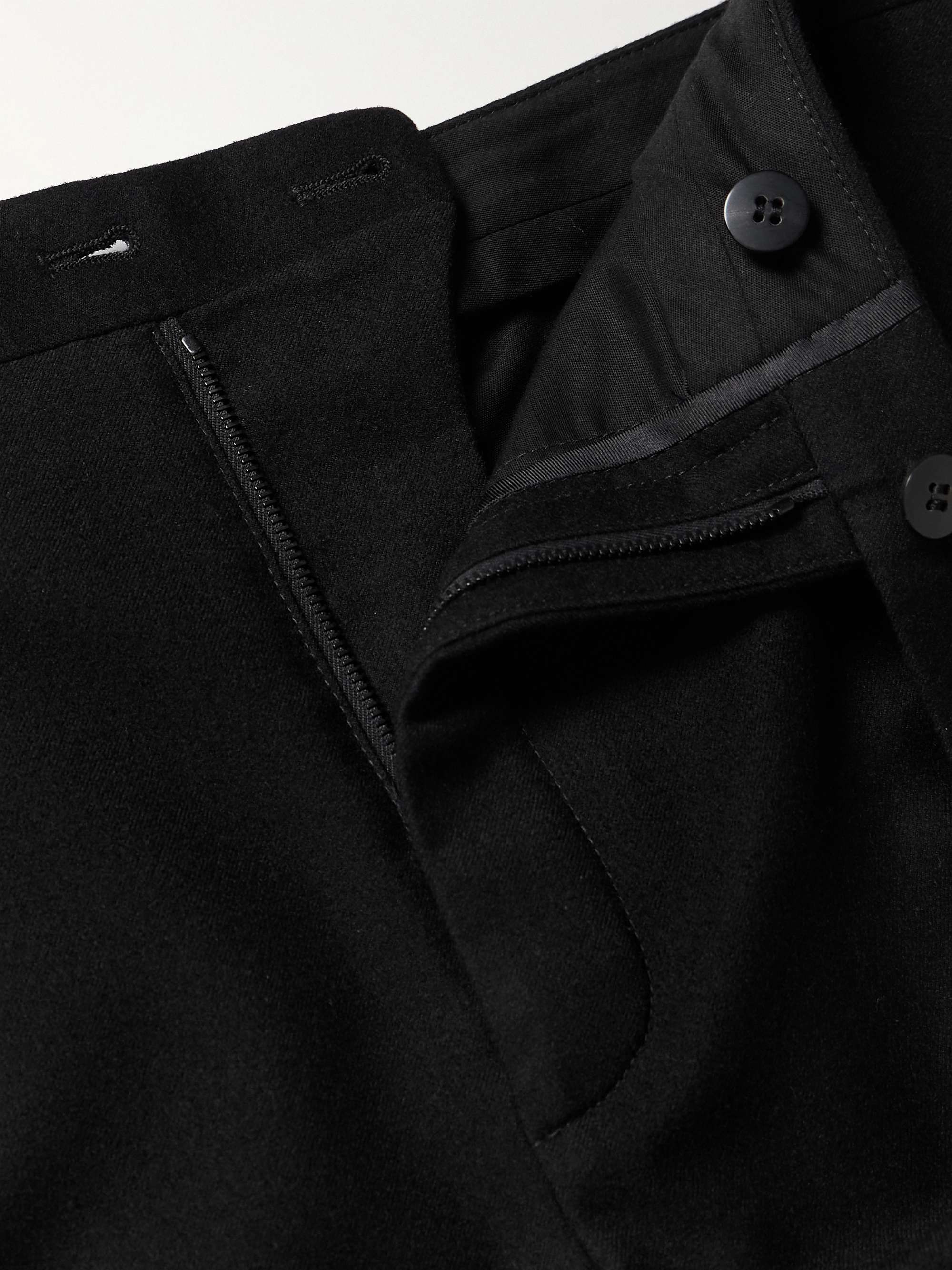 Slim-Fit Wool-Flannel Trousers view