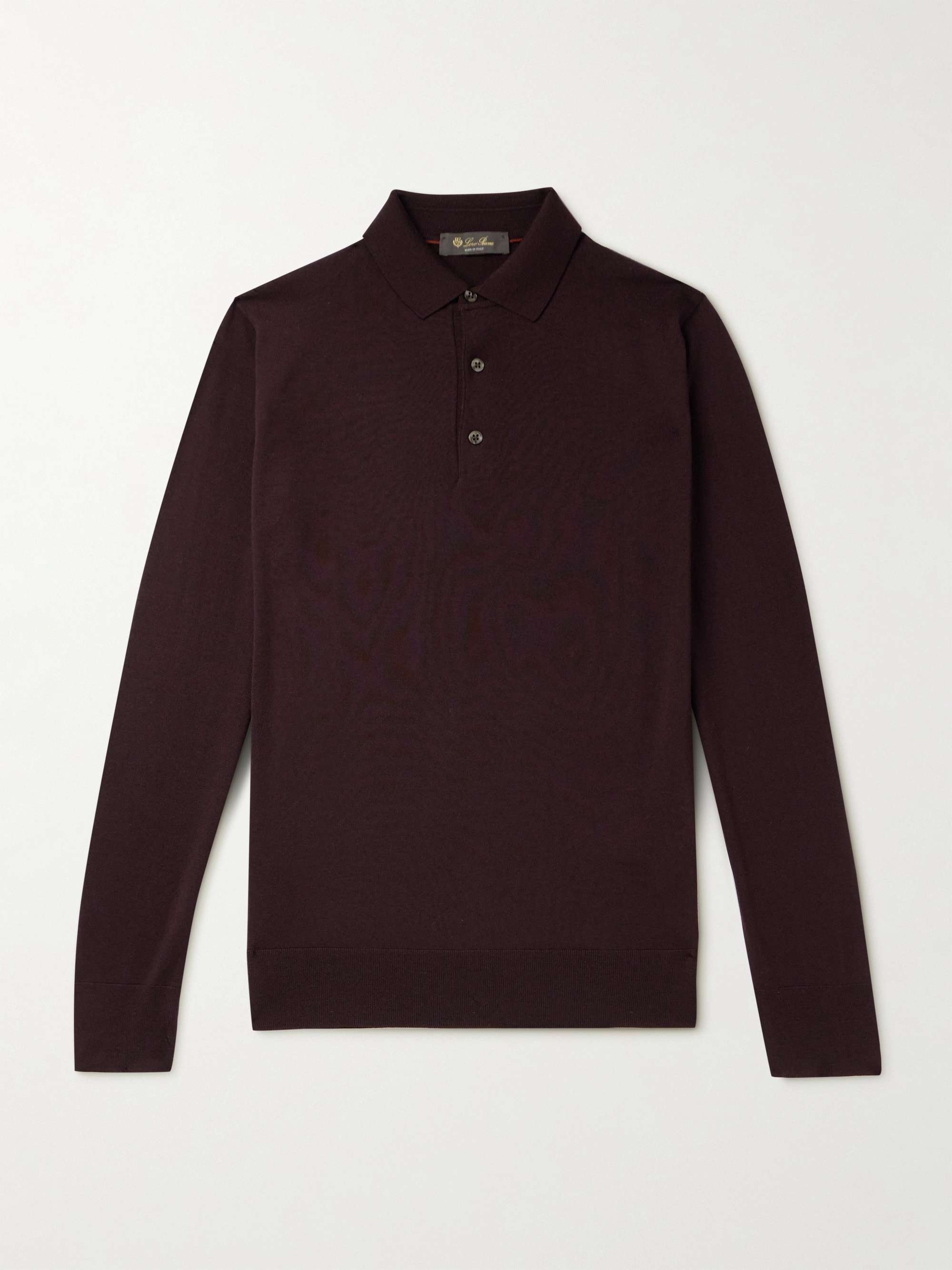 Slim-Fit Wish Virgin Wool Polo Shirt view