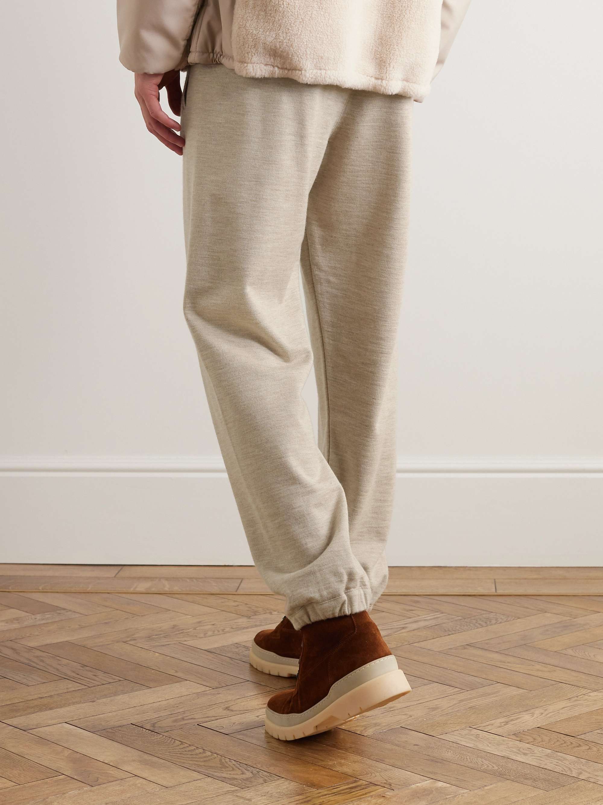 Tapered Cashmere-Jersey Sweatpants view