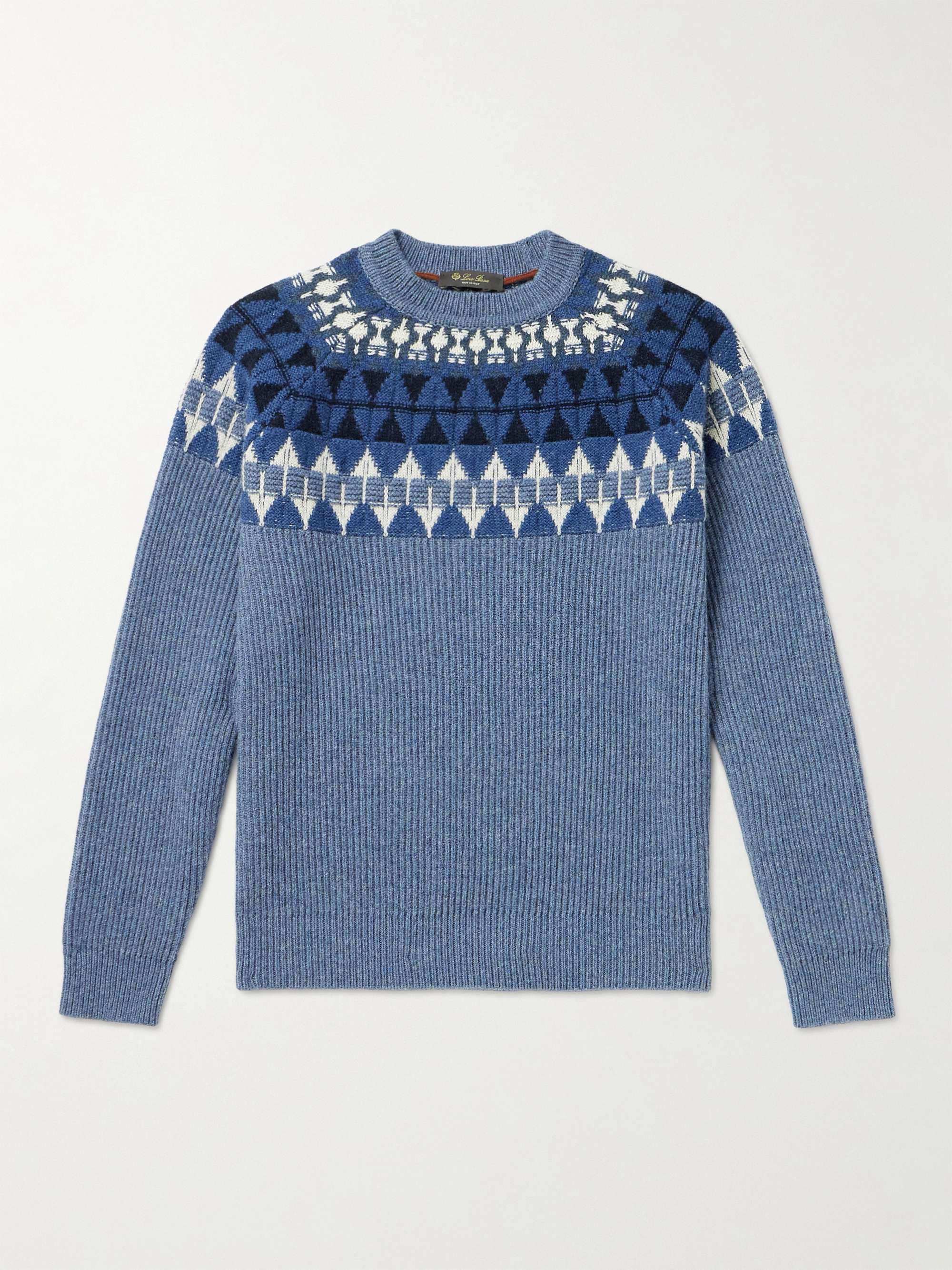 Fair Isle Cashmere Sweater view