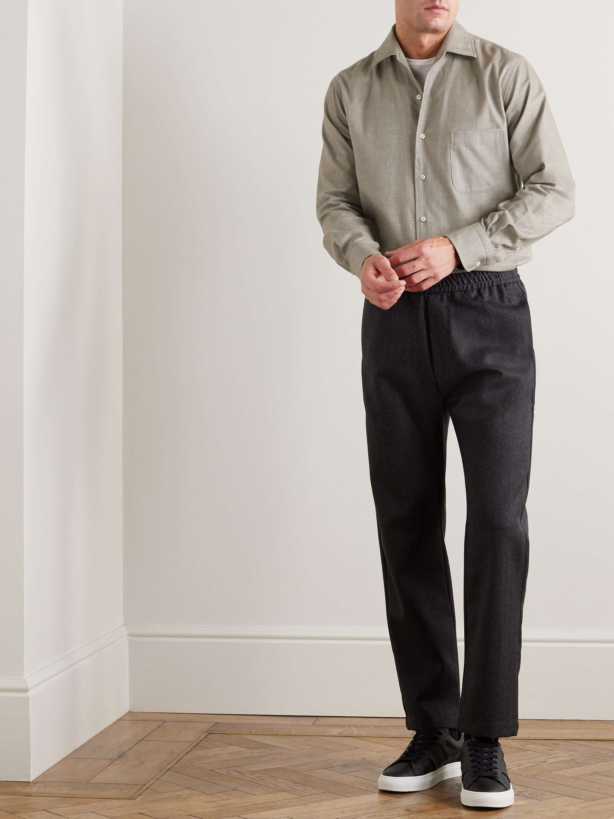 André Cotton-Twill Shirt view