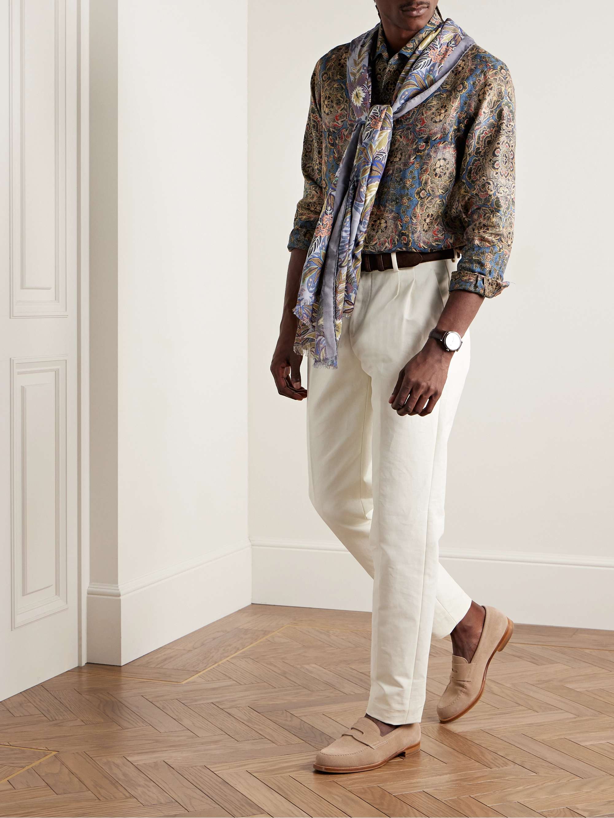 Printed Linen Shirt view