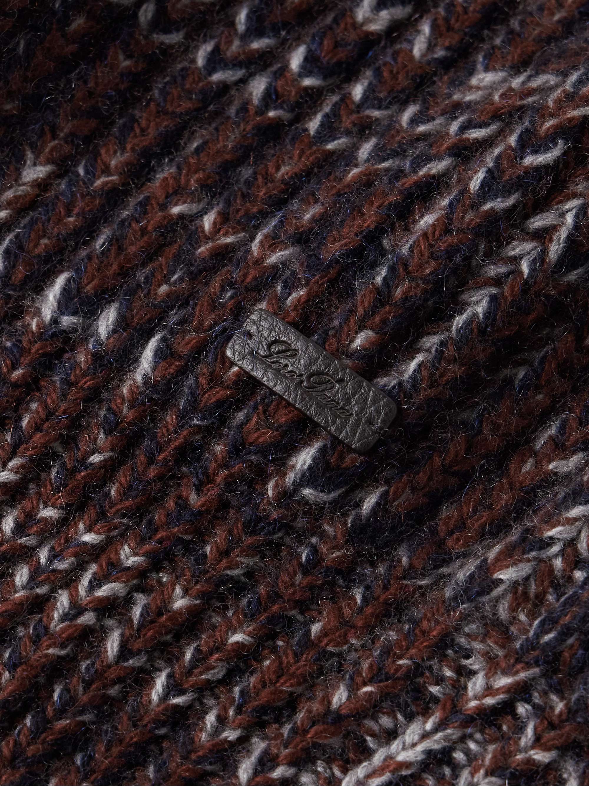 Ribbed Cashmere and Mohair-Blend Sweater view
