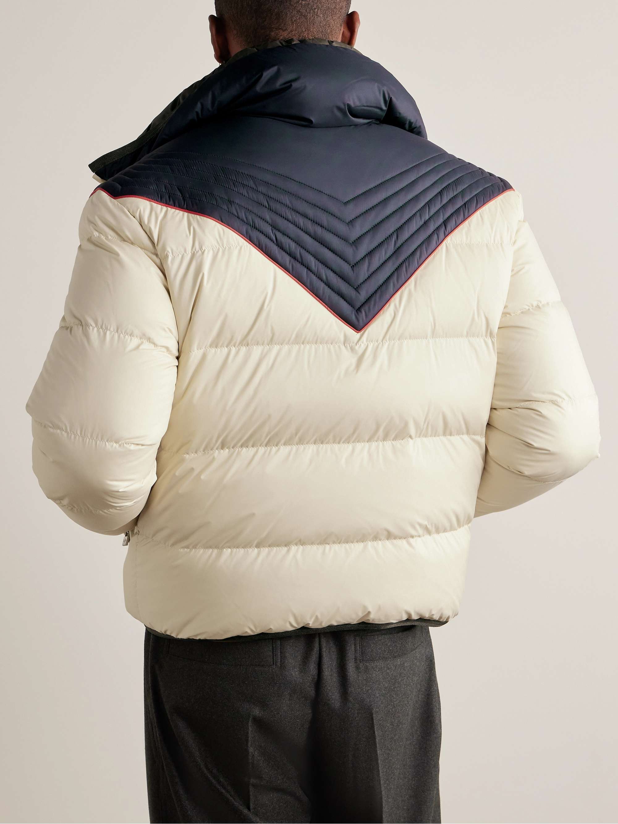 Slim-Fit Reversible Quilted Shell Down Jacket view