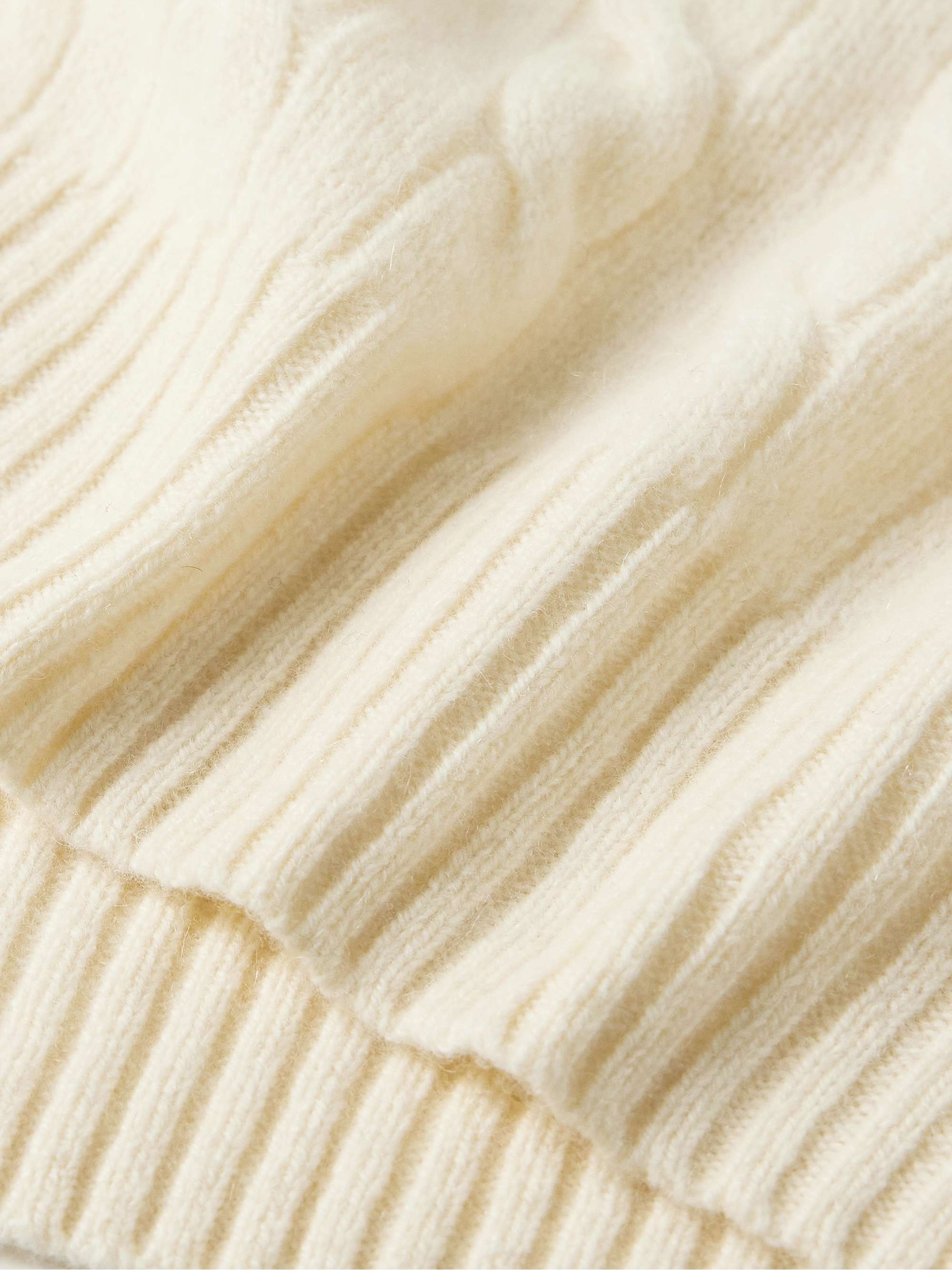 Slim-Fit Cable-Knit Wool and Cashmere-Blend Sweater view
