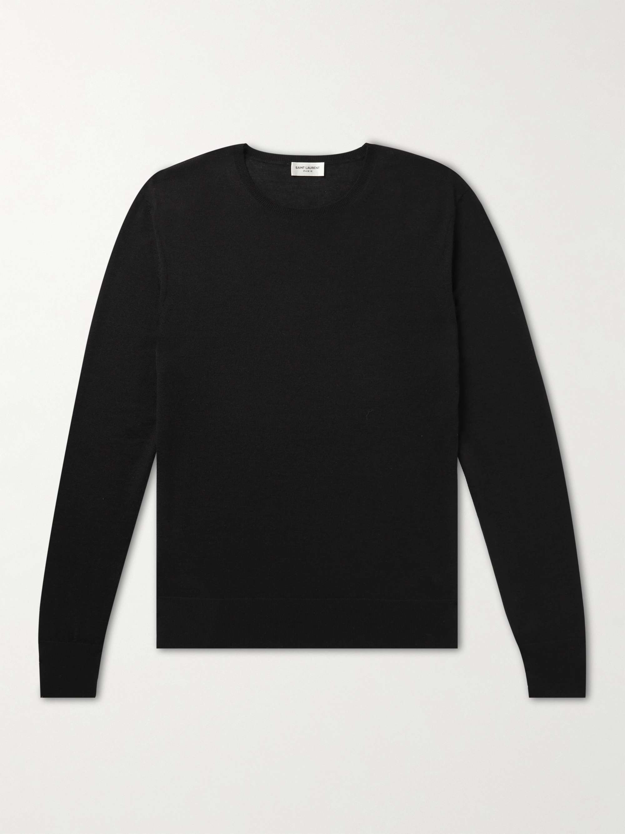 Slim-Fit Wool, Cashmere and Silk-Blend Sweater view