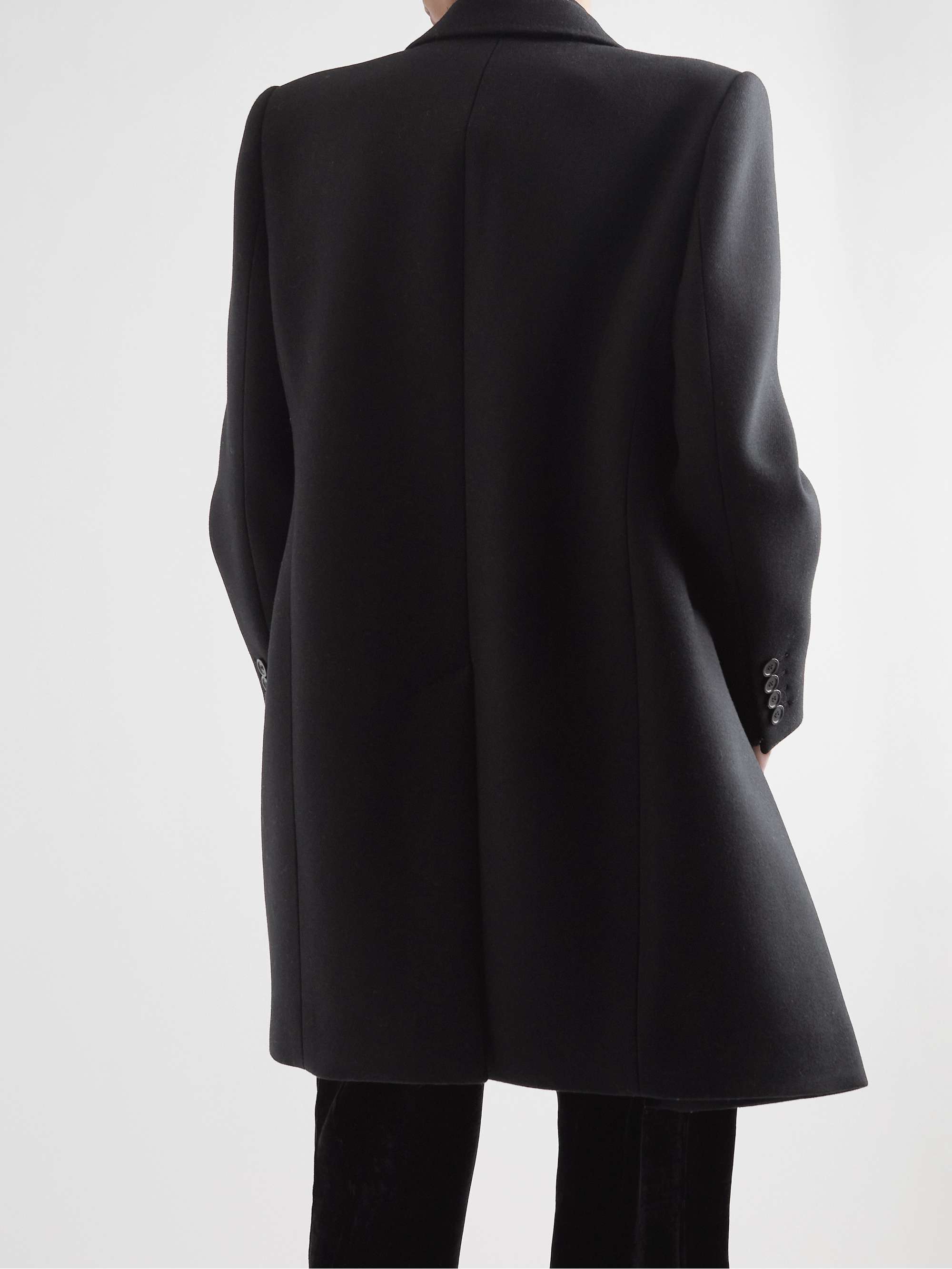Double-Breasted Wool Overcoat view