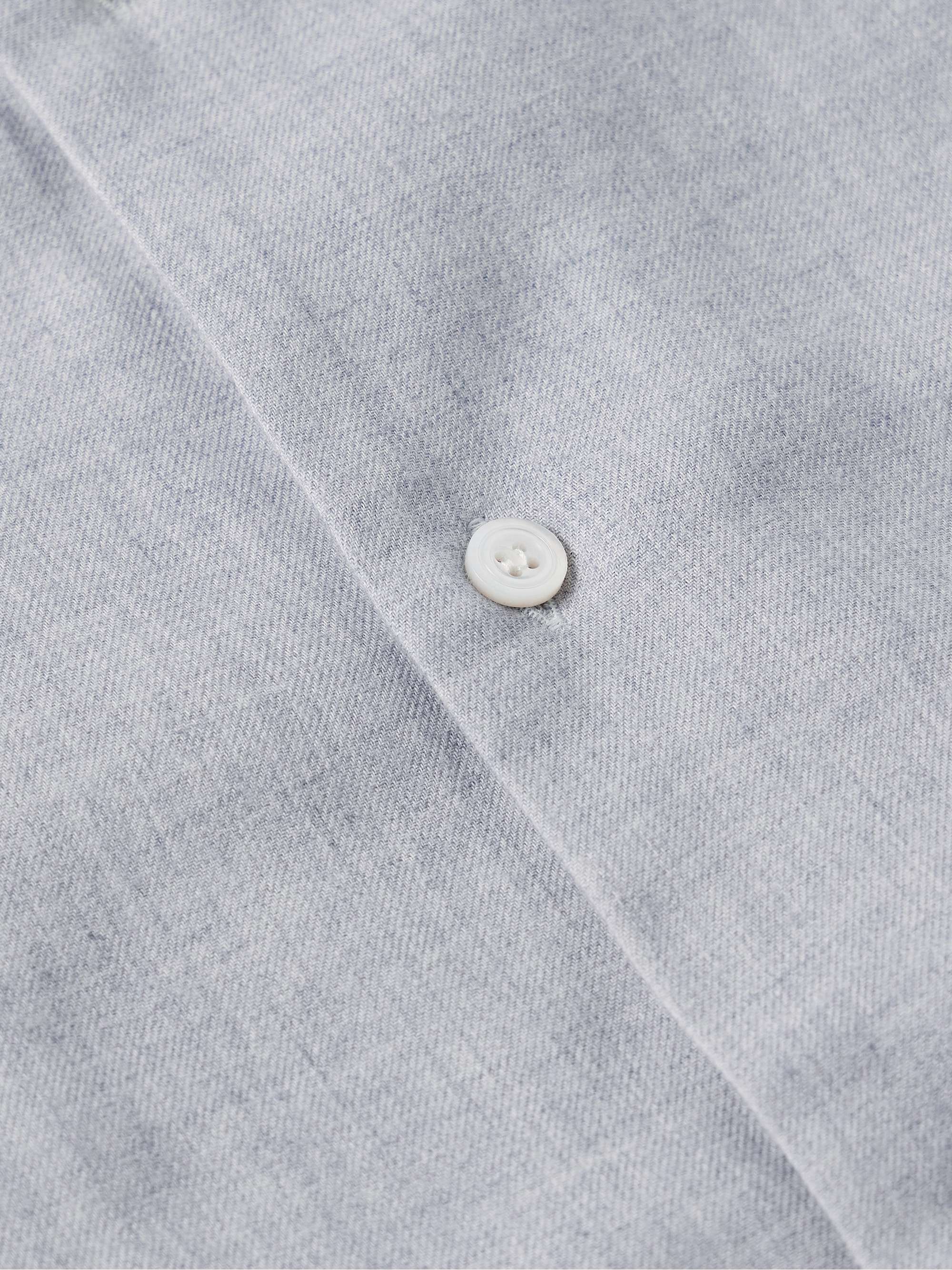 Brushed Cotton and Wool-Blend Shirt view