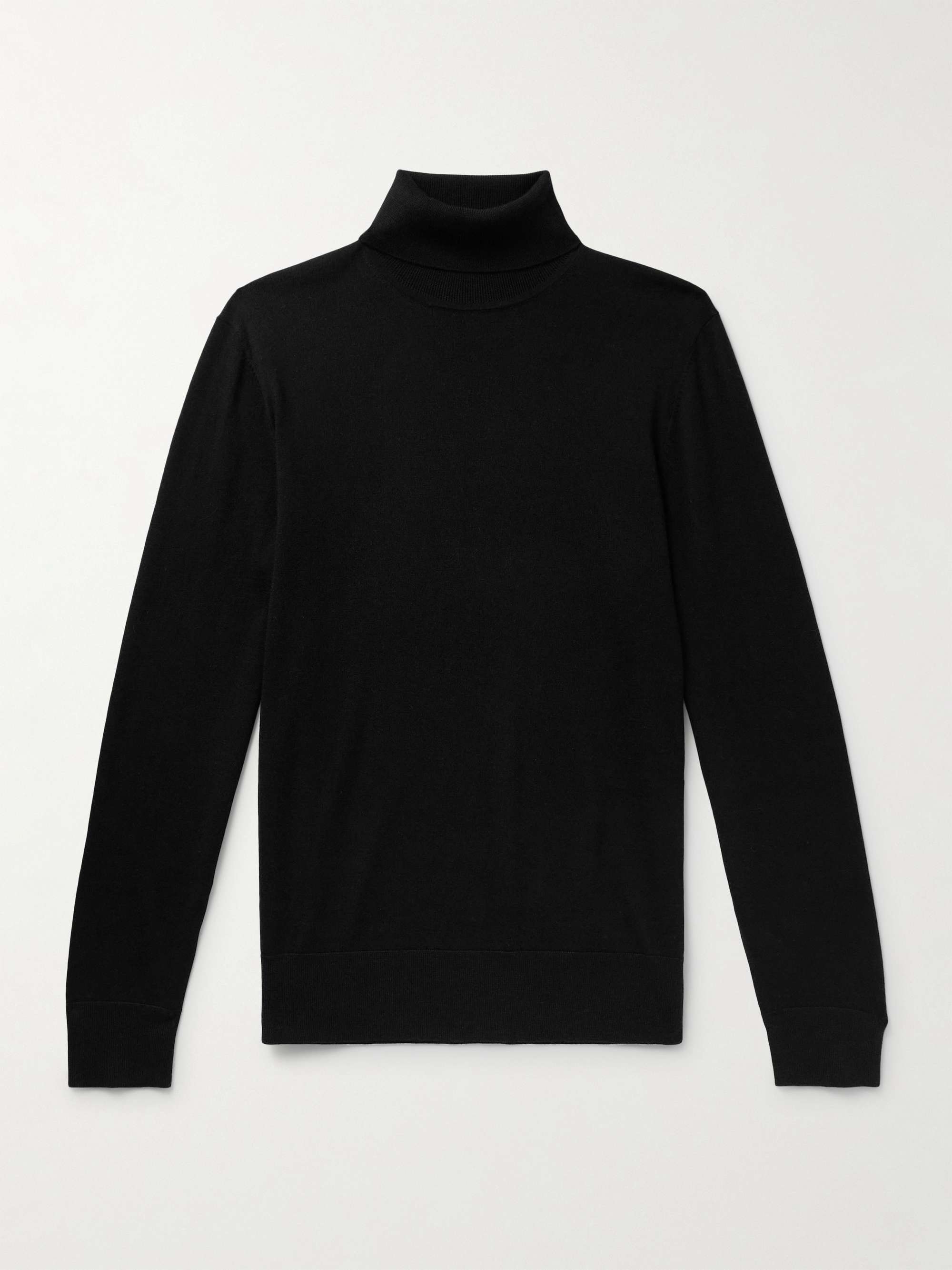 Jermaine Slim-Fit Merino Wool Rollneck Sweater view