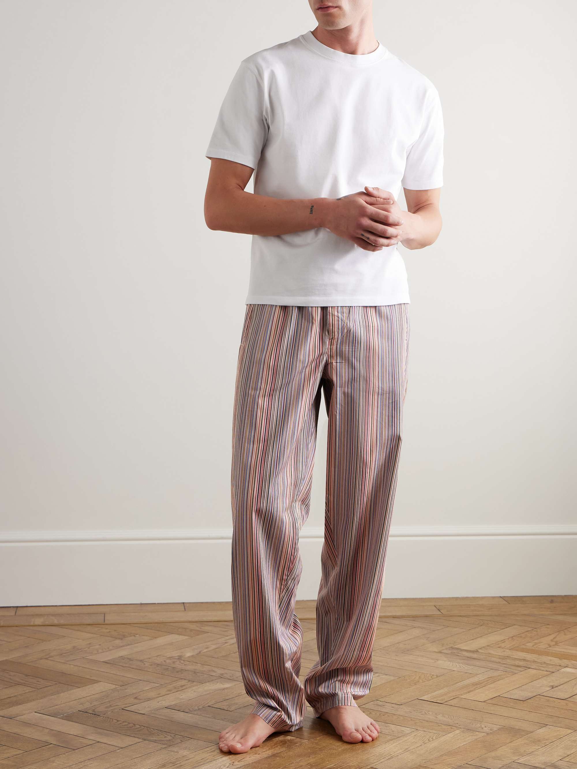 Striped Cotton Pyjama Trousers view