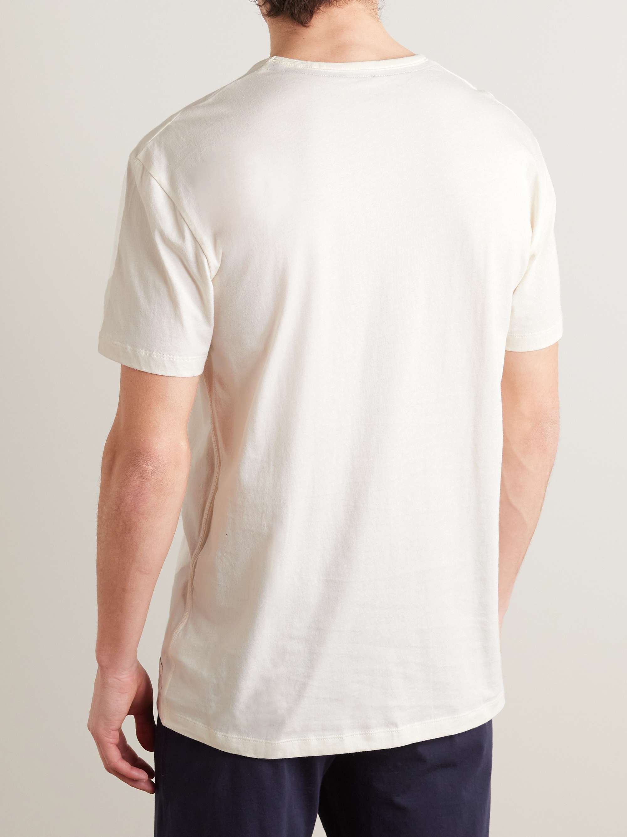 Logo-Appliquéd Cotton-Jersey Pyjama T-Shirt view