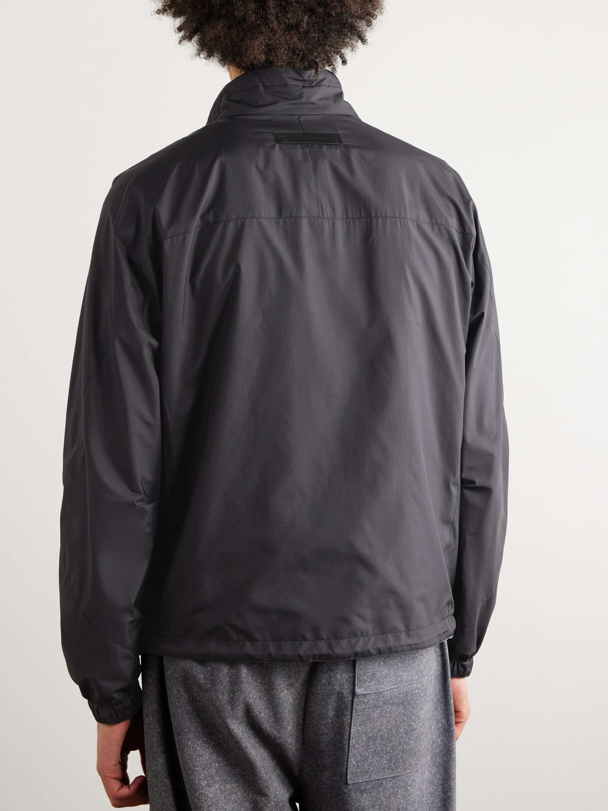 Reversible Shell and Cashmere, Cotton and Silk-Blend Jacket view