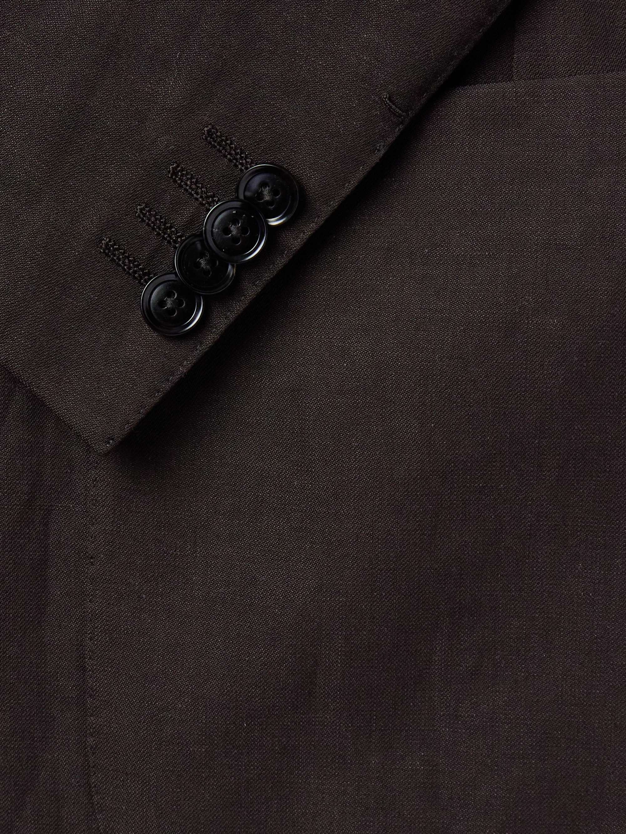Slim-Fit Wool and Linen-Blend Suit Jacket view